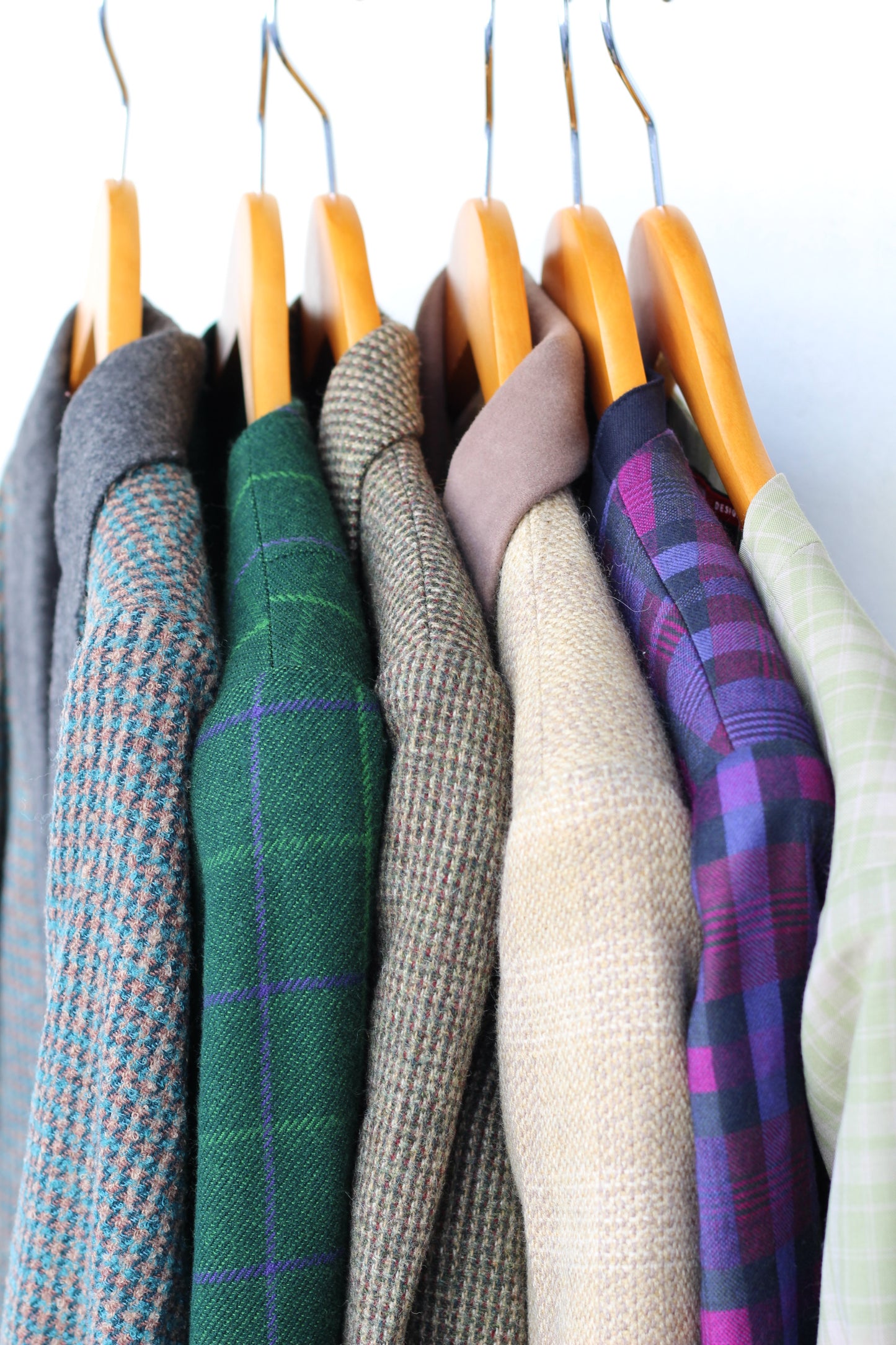 Japan vintage ladies rétro check jacket x6点