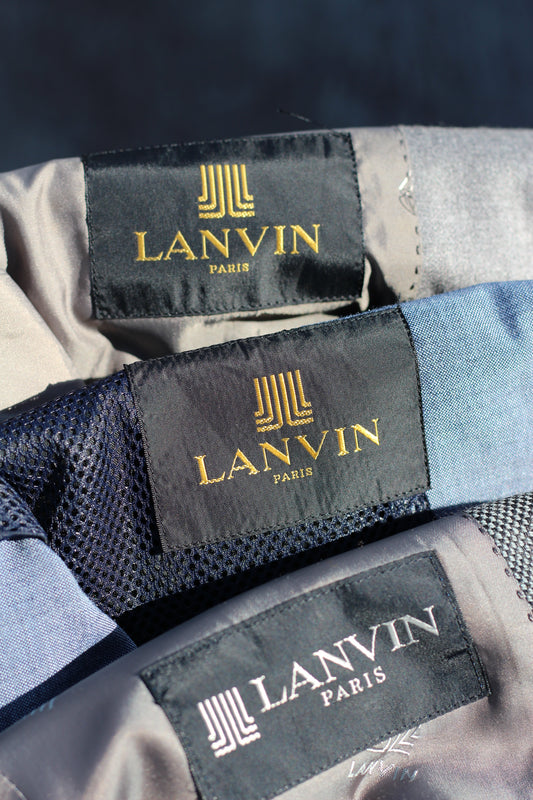 LANVIN Silver Button Tailored Jacket set x3点
