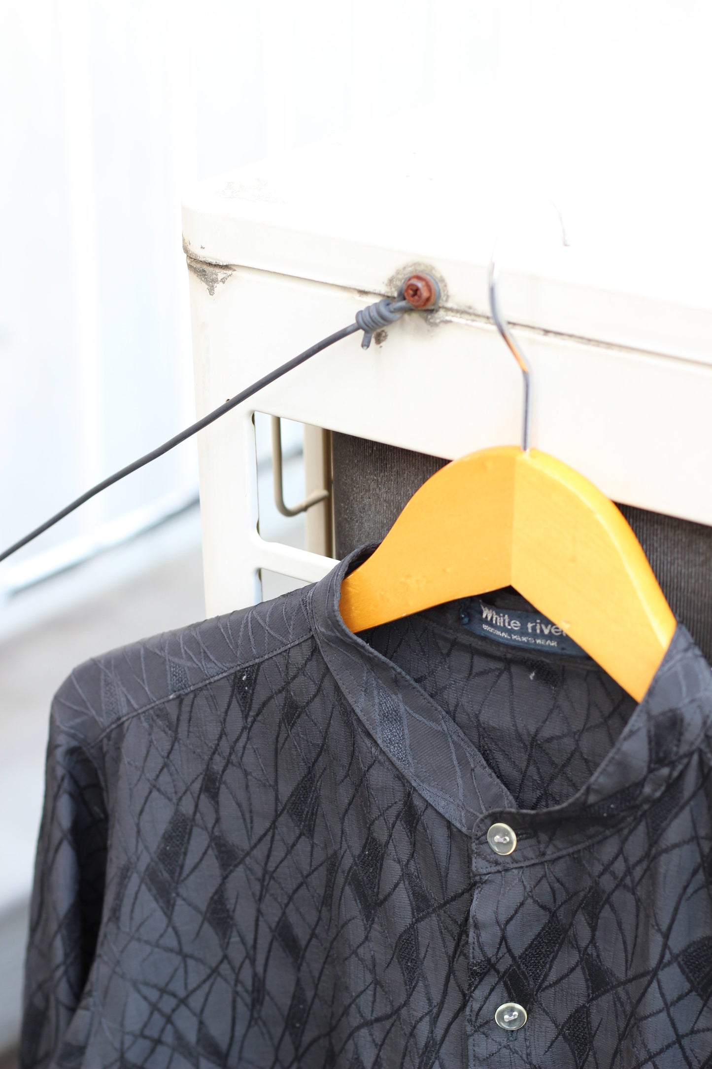 Men's design Stand Collar Long Sleeve Shirt x9点