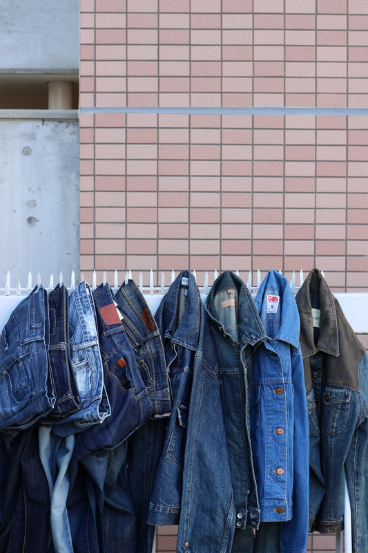 Y2K ladies denim jacket & pants x9点