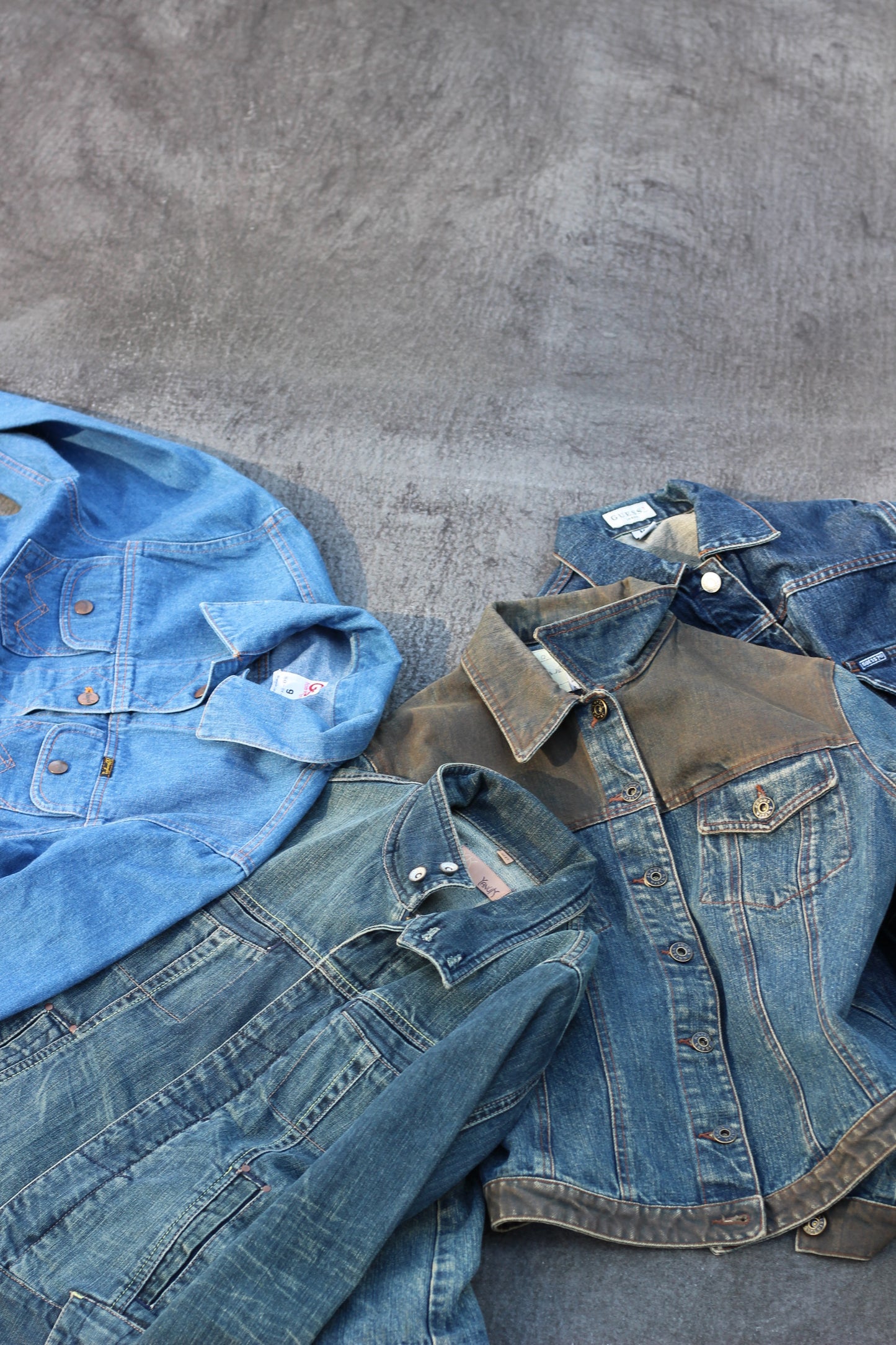 Y2K ladies denim jacket & pants x9点
