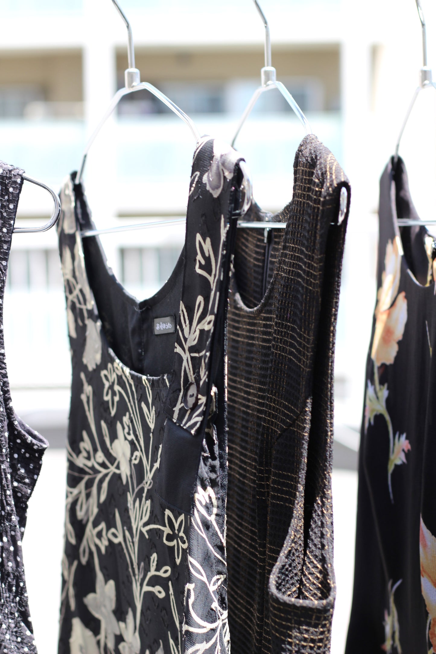 Vintage Black Design No Sleeve One-Piece x10点