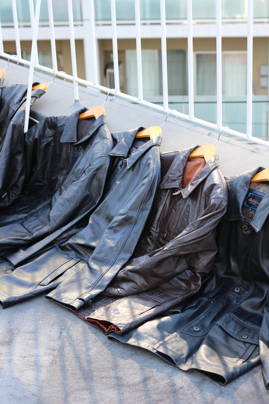 Men's Utility leather jacket x8点