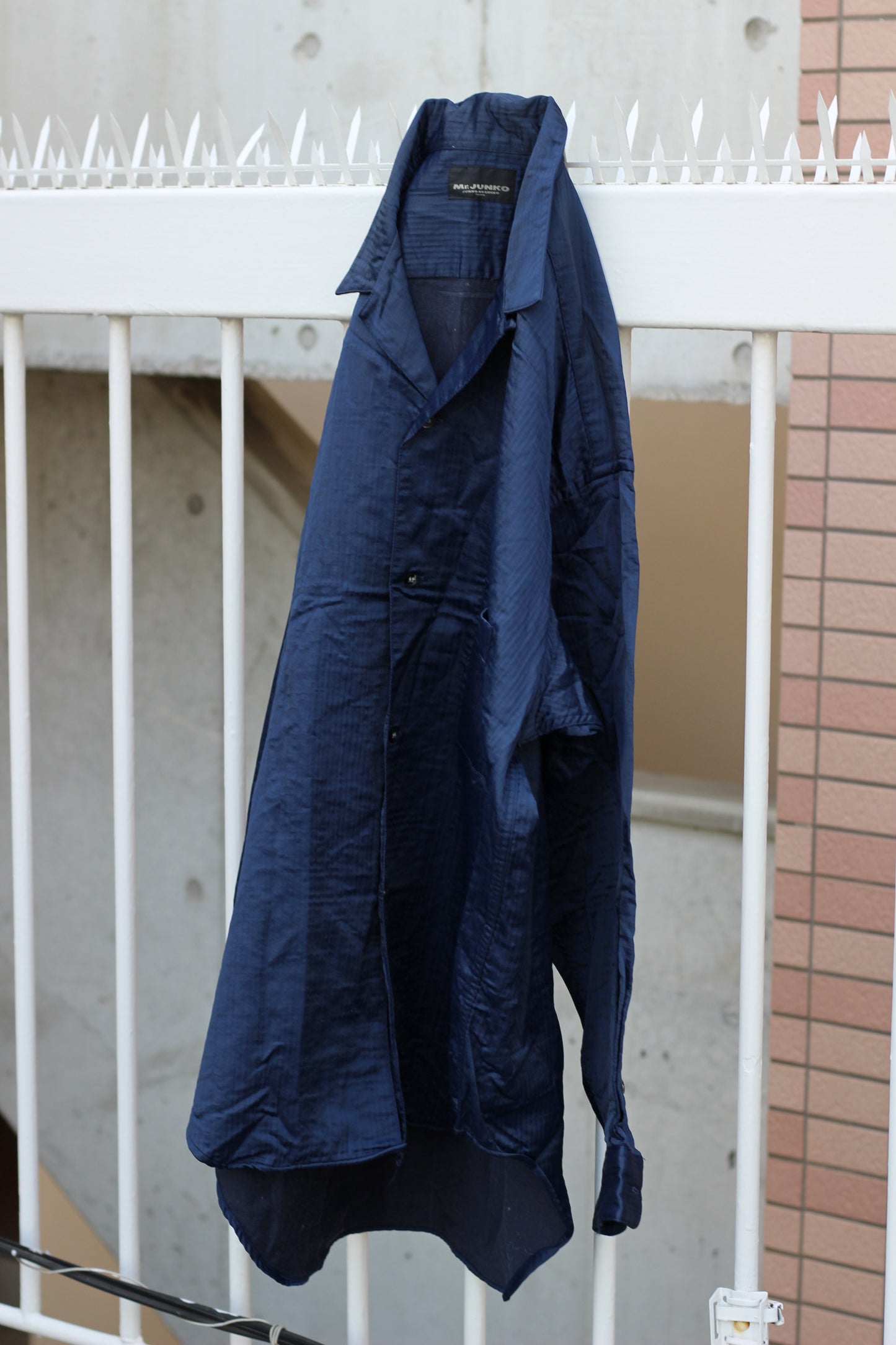 Men's rayon & open collar Long Sleeve Shirt x9点