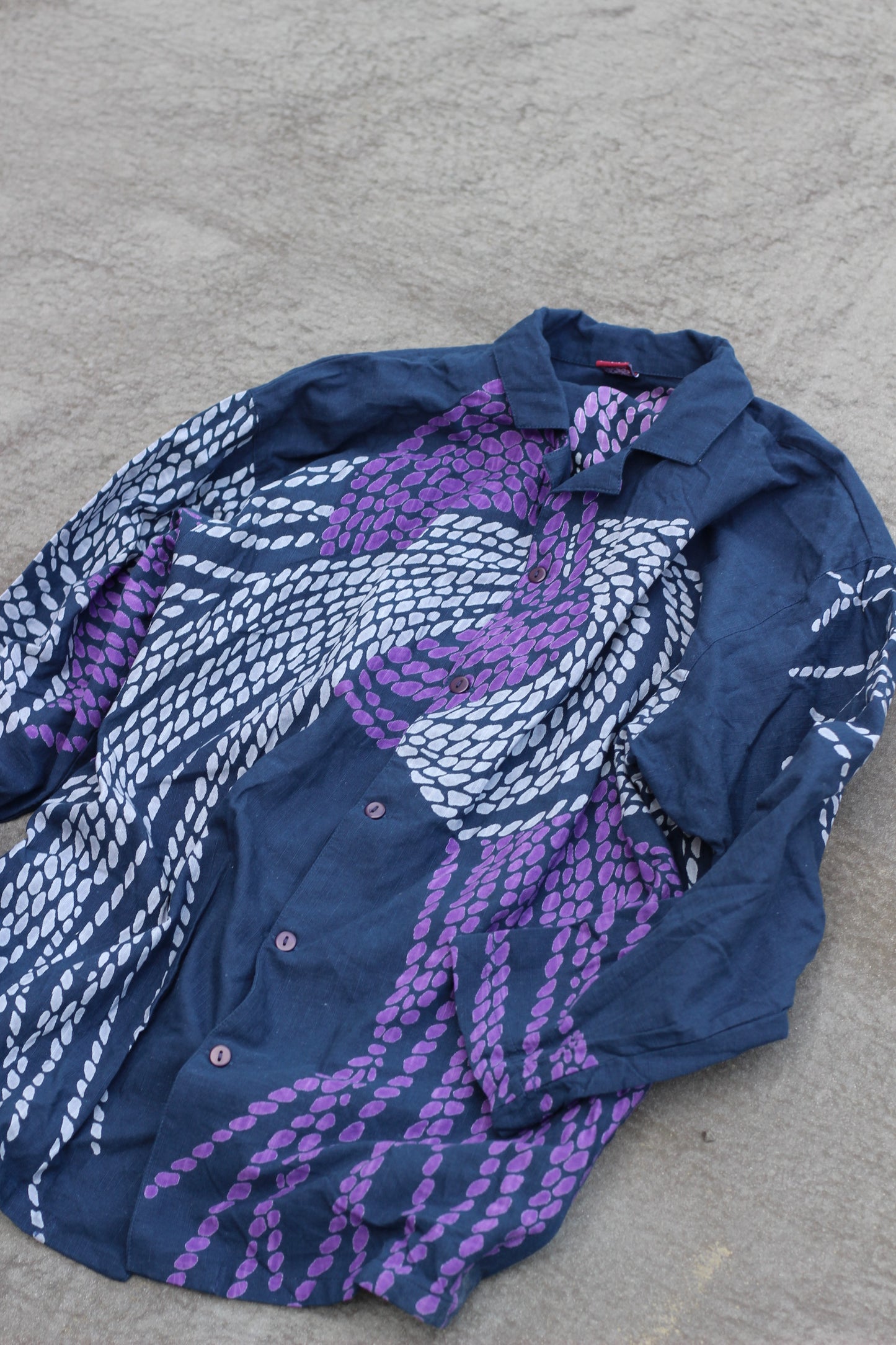 Men's rayon & open collar Long Sleeve Shirt x9点