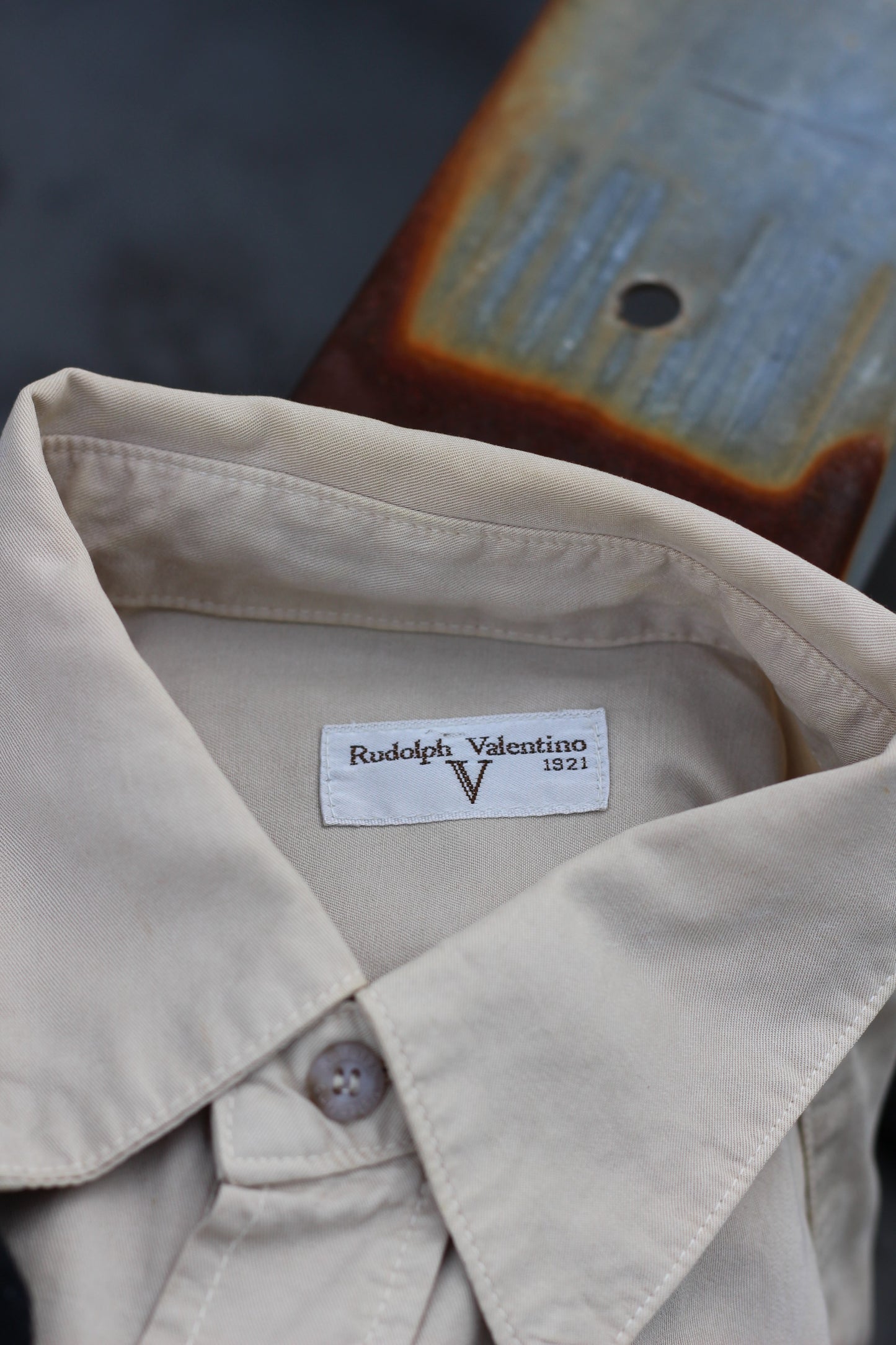 Men's rayon & open collar Long Sleeve Shirt x9点