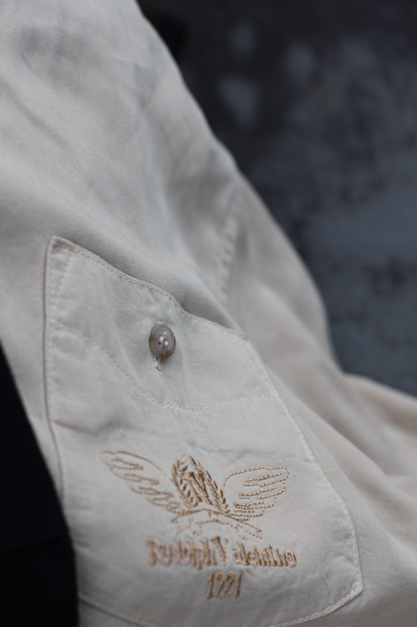 Men's rayon & open collar Long Sleeve Shirt x9点