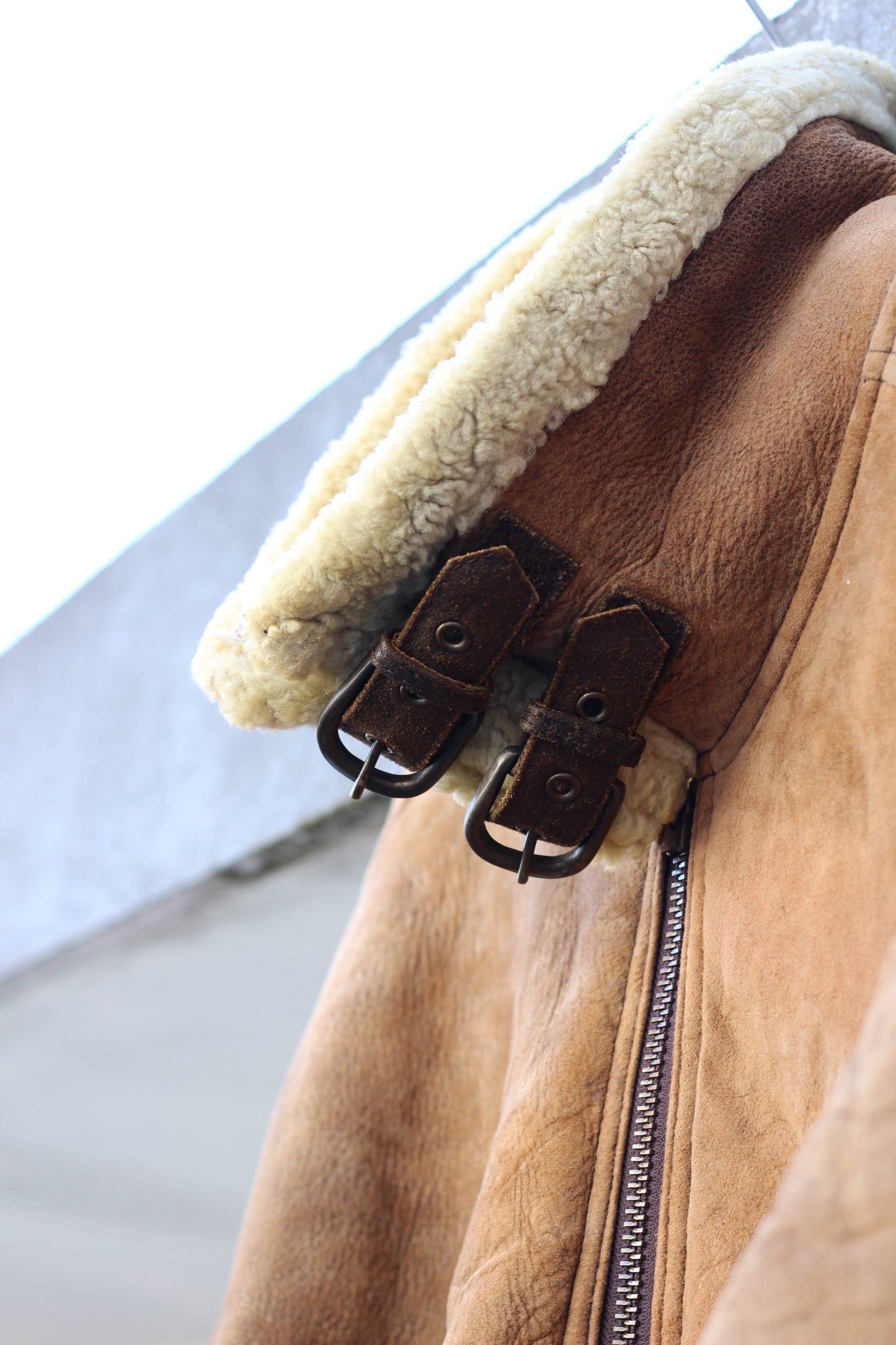 Men's vintage mouton coat x3点