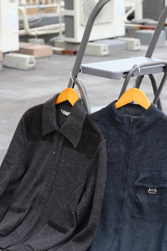 Men's Vintage Made In Italy & Spain Knit Cardigan x2点