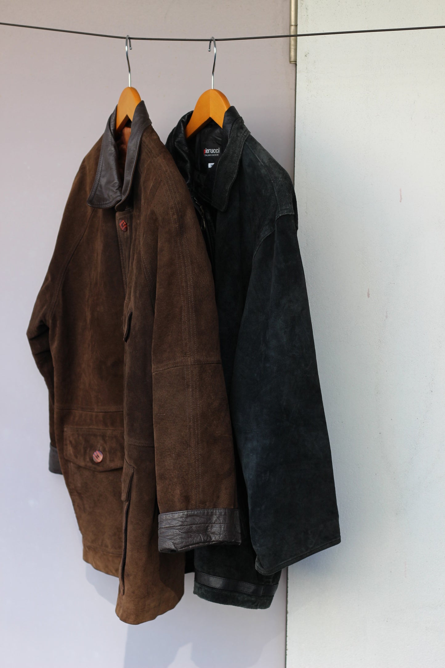 Men's design leather jacket x6点