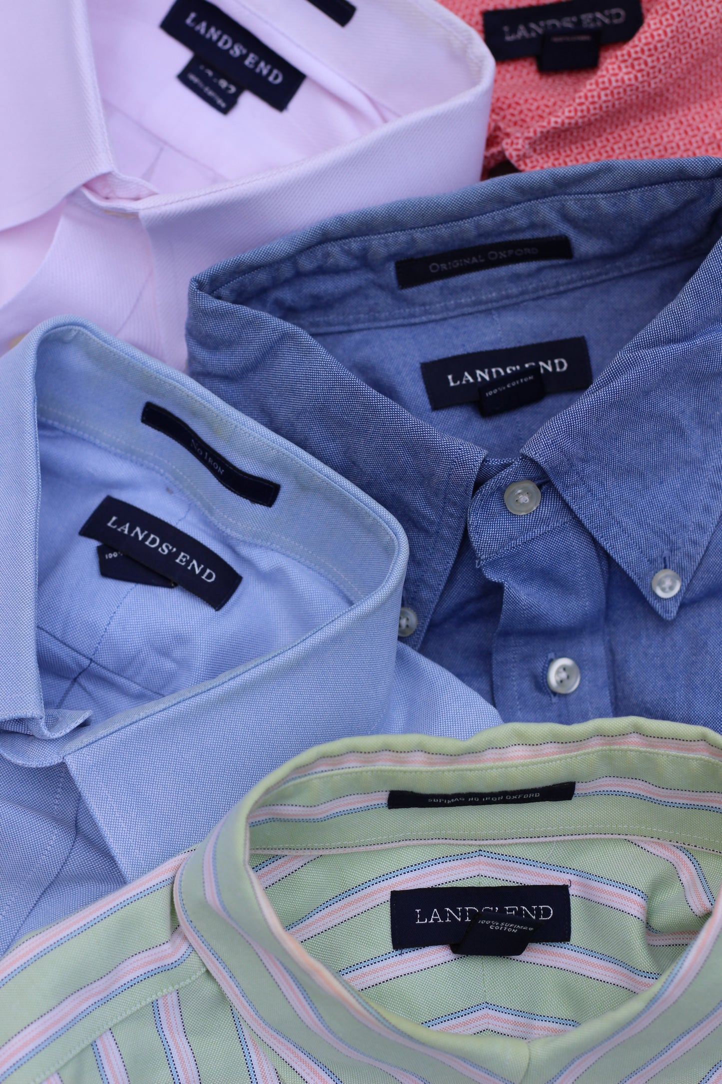 Men's LAND'S END Long Sleeve Shirt x6点