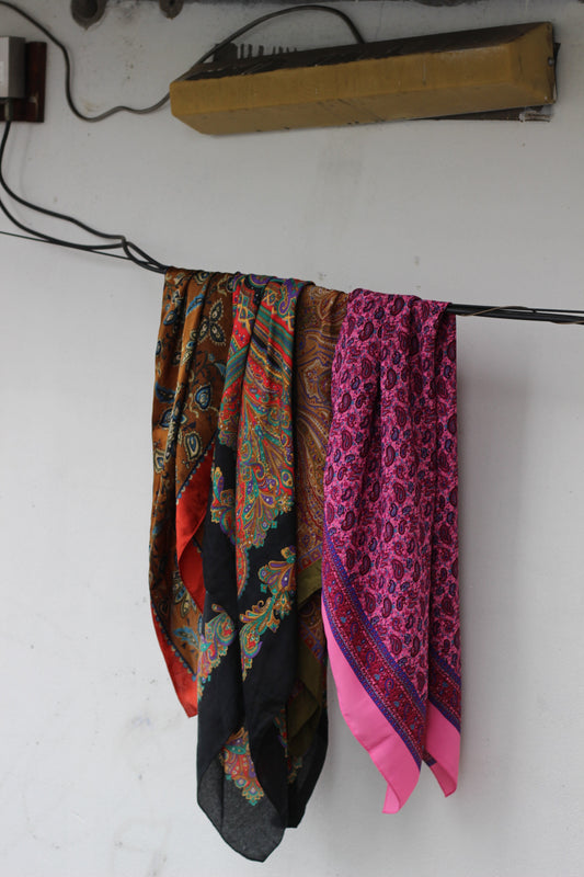 Paisley Design Scarf x4点