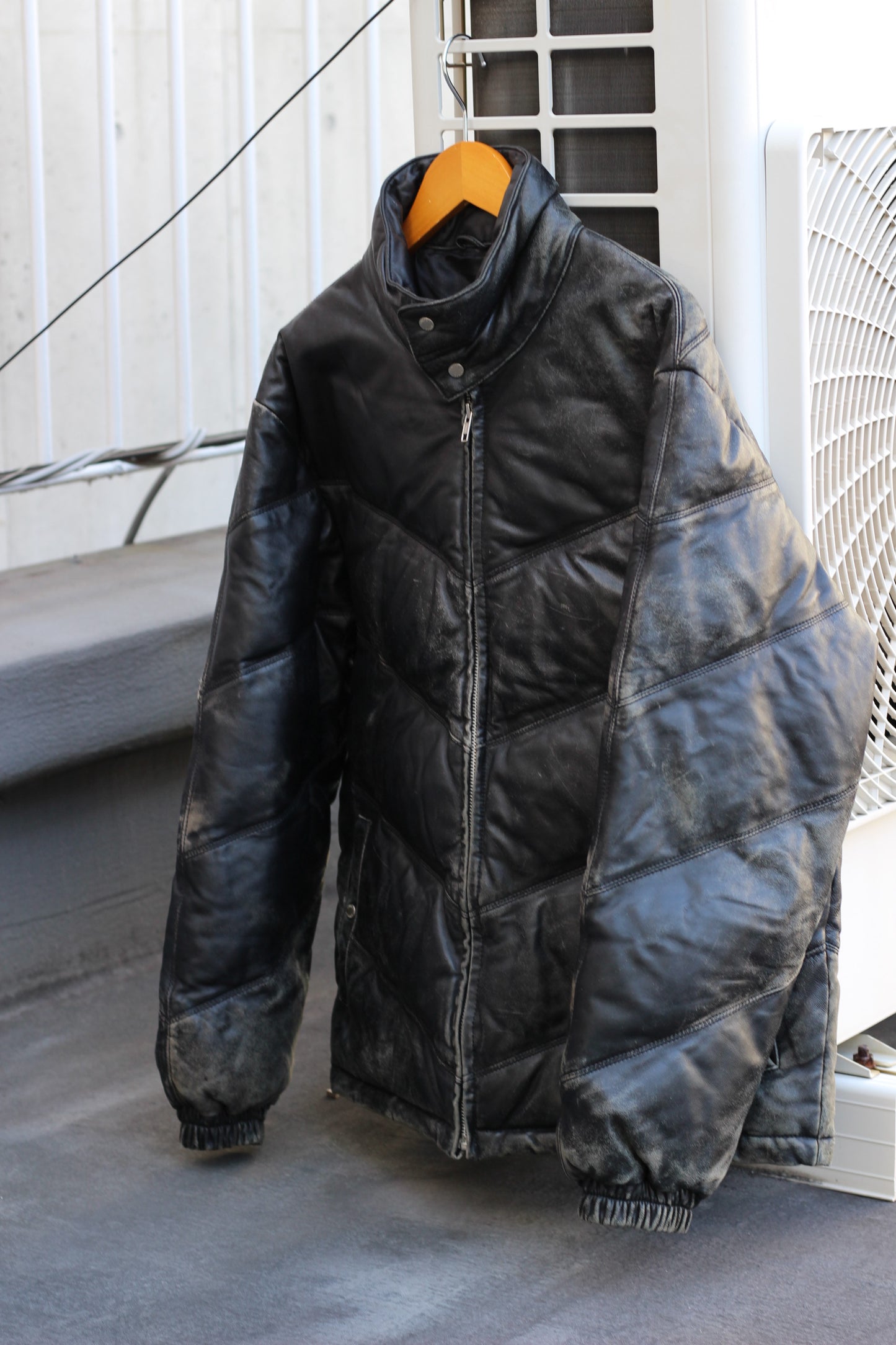 Men's design leather jacket x6点