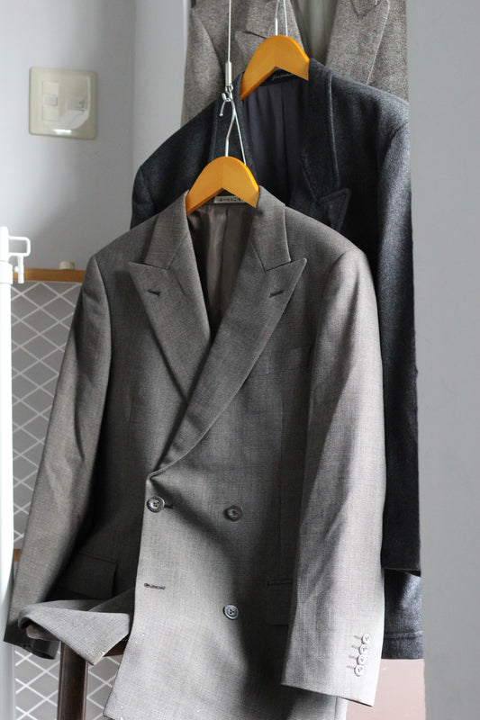 Men's Double-Breasted Tailored Jacket x4点