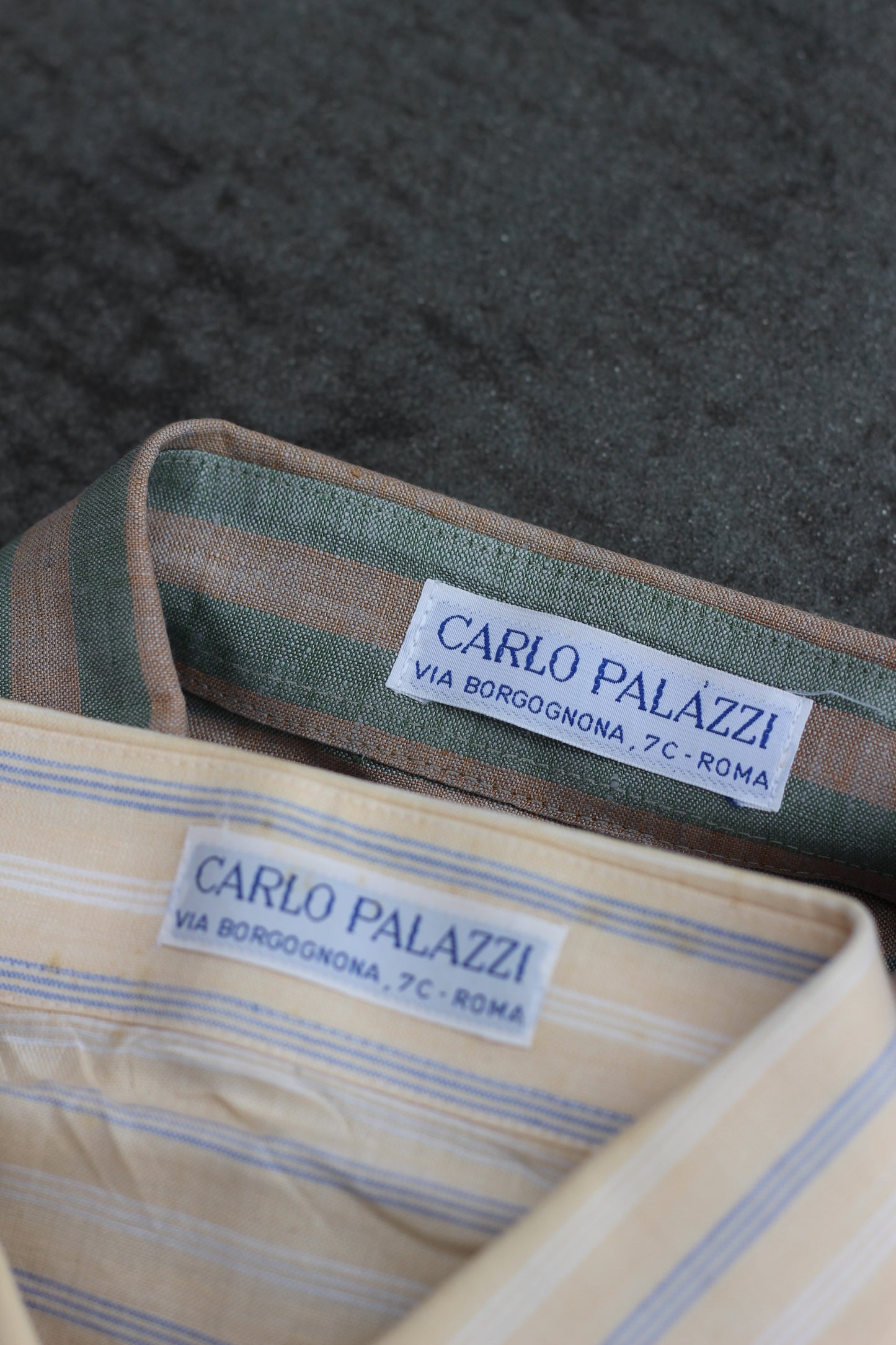Men's Stripe Linen 100% Short Sleeve Shirt x2点