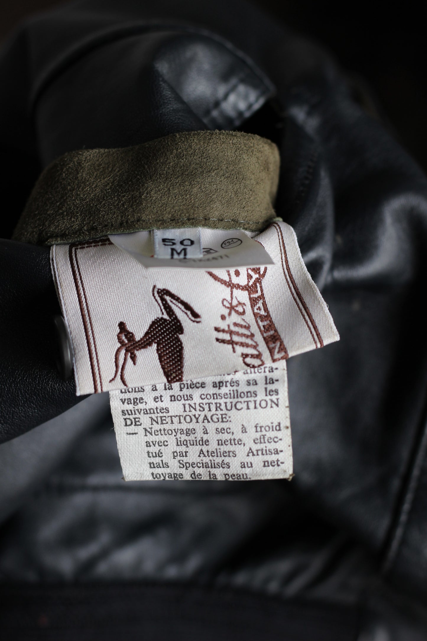 Men's Vintage Made In Italy Leather Jacket x2点