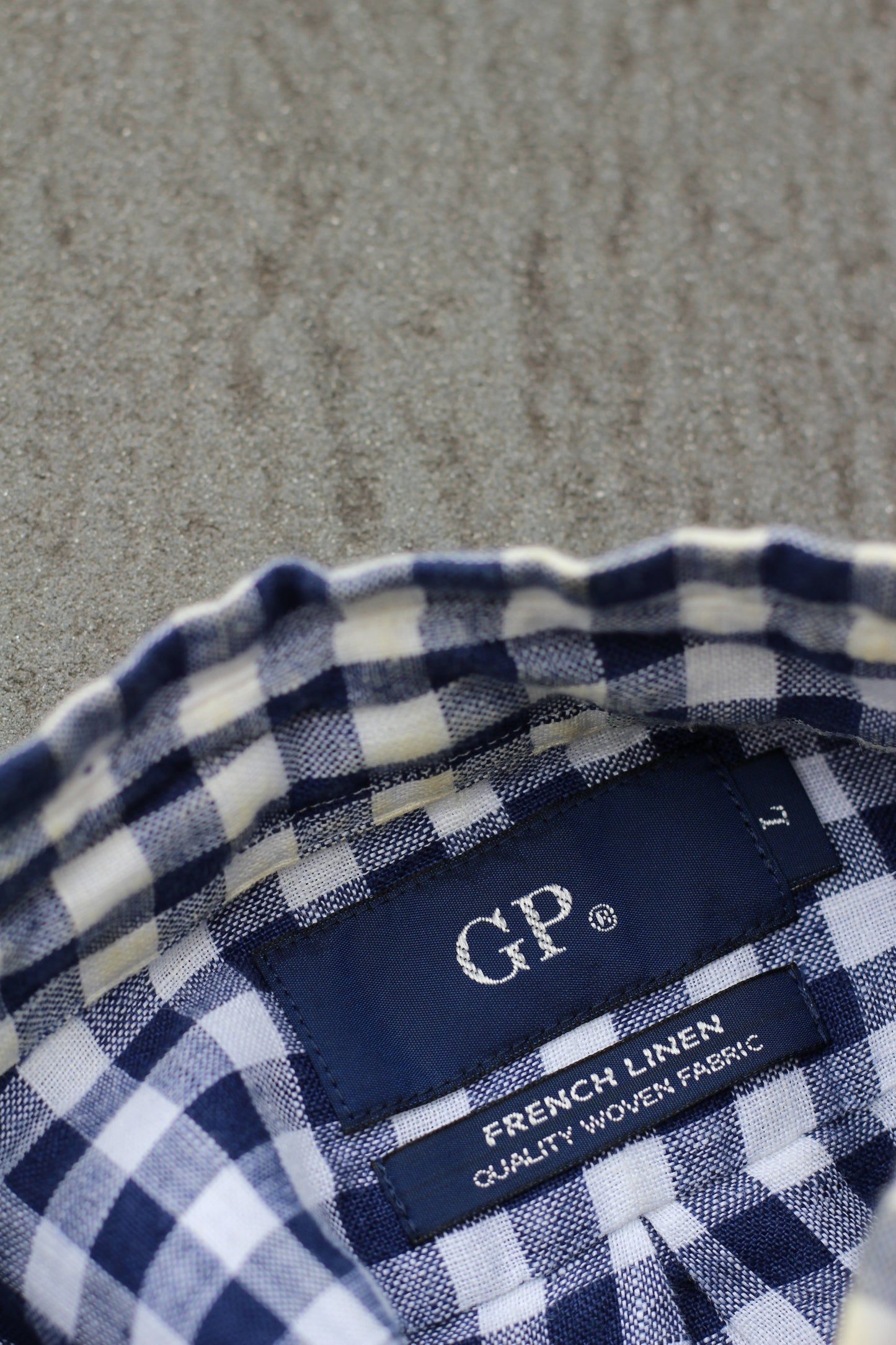 Men's Check Linen 100% Short Sleeve Shirt x2点