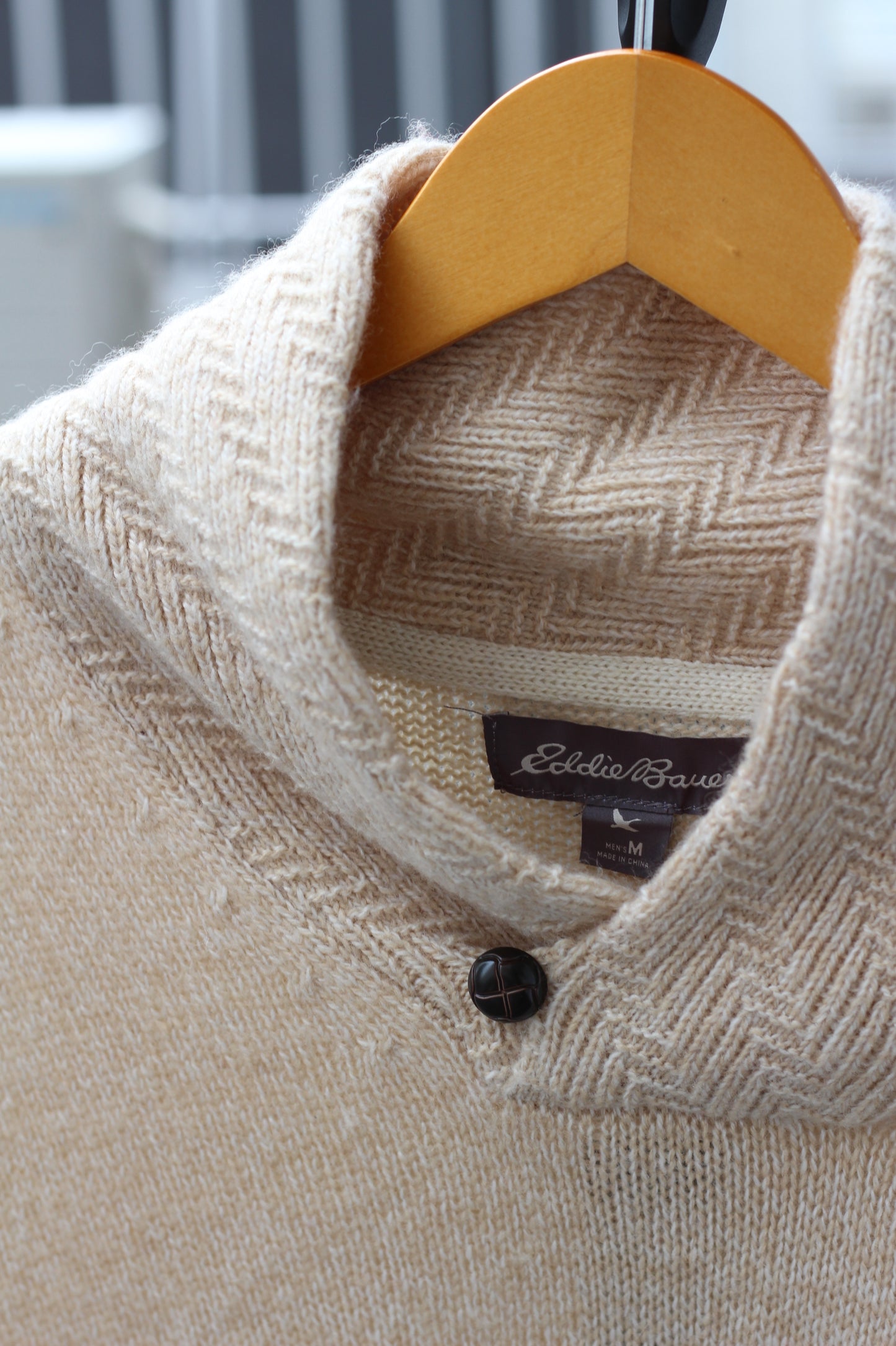 90-00's Old Eddie Bauer Henley Neck Knit Sweater set x2点