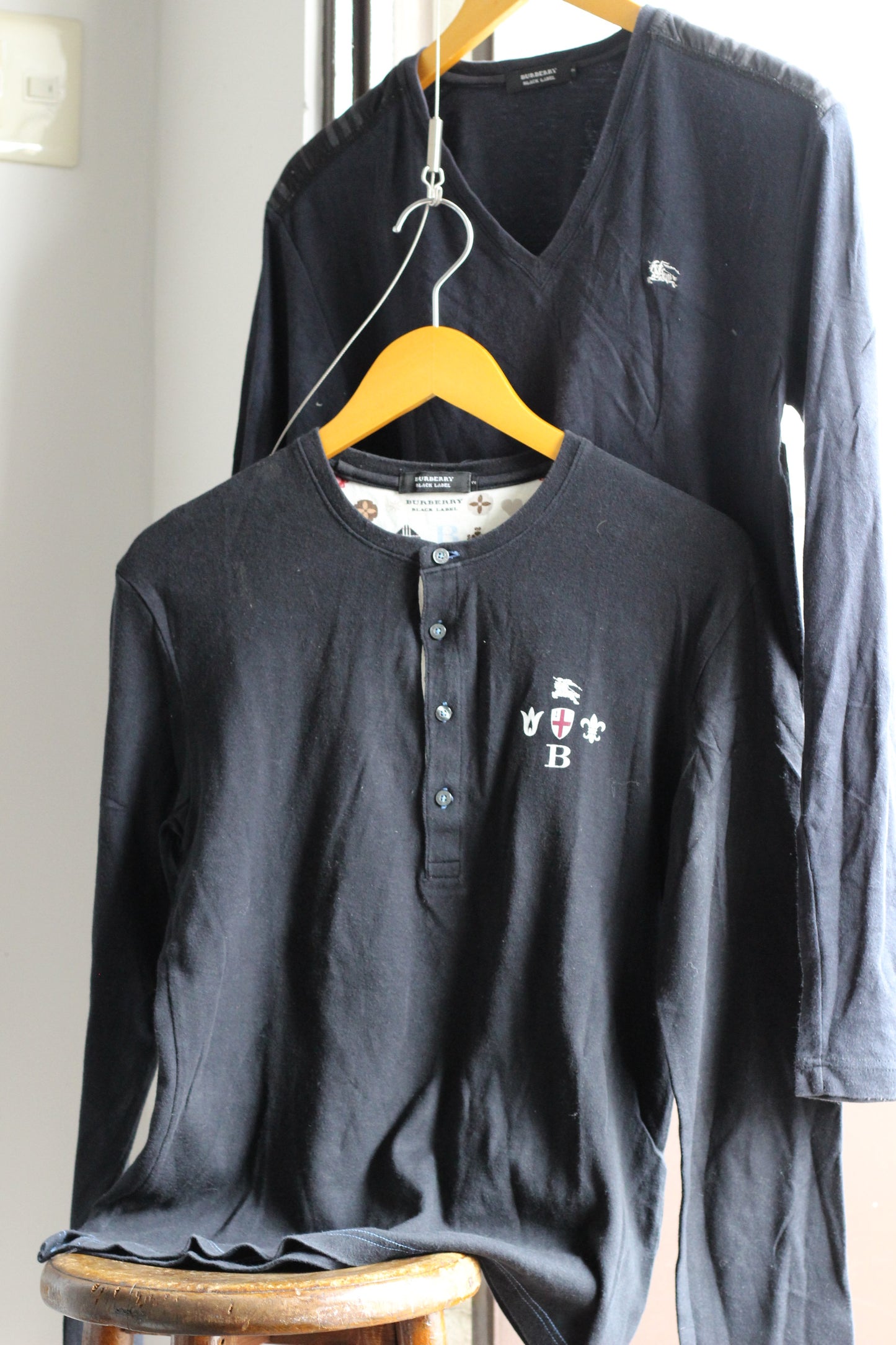 Men's Burberry Long Sleeve T-Shirt x2点