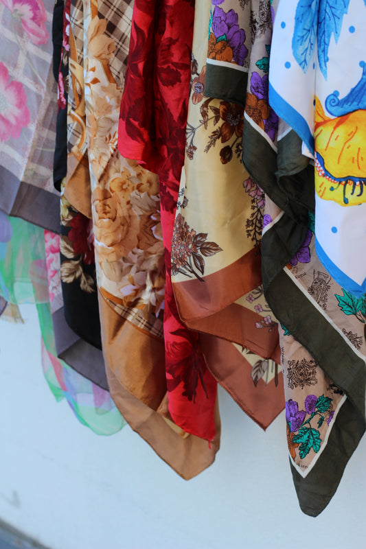 Floral Design Scarf x17点