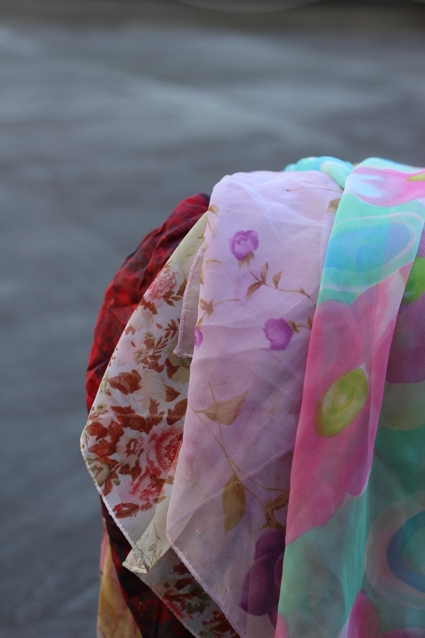 Floral Design Scarf x17点