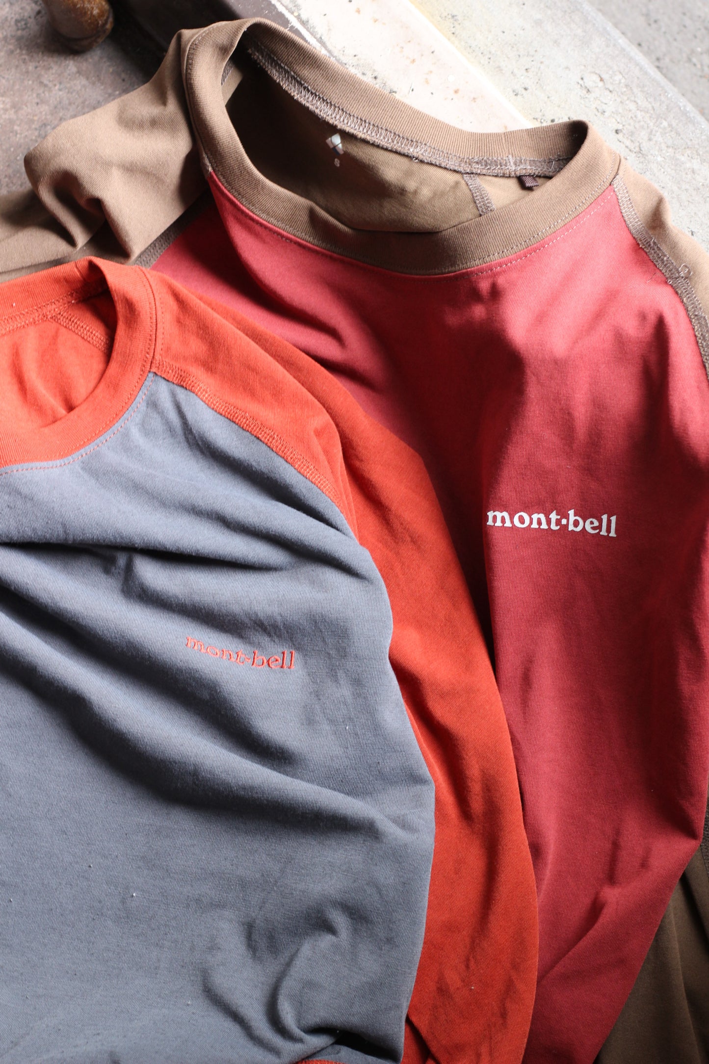 mont-bell Long-Sleeved T-Shirt x4点