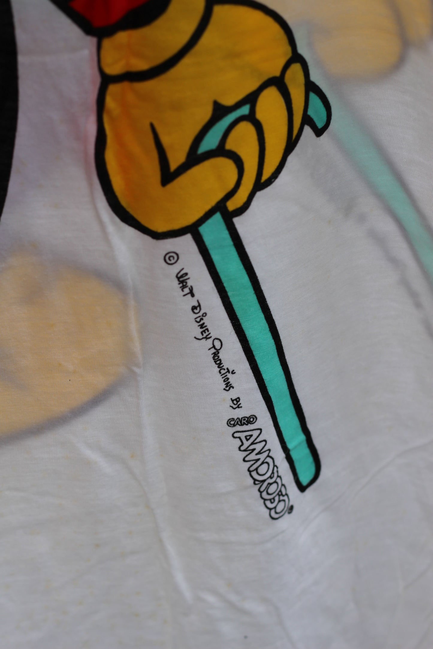 Vintage Mickey Mouse Print T-Shirt x3点