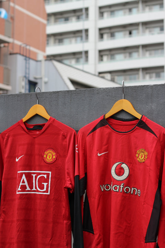 Manchester United 02/04 & 07/08 Home Uniform x2点