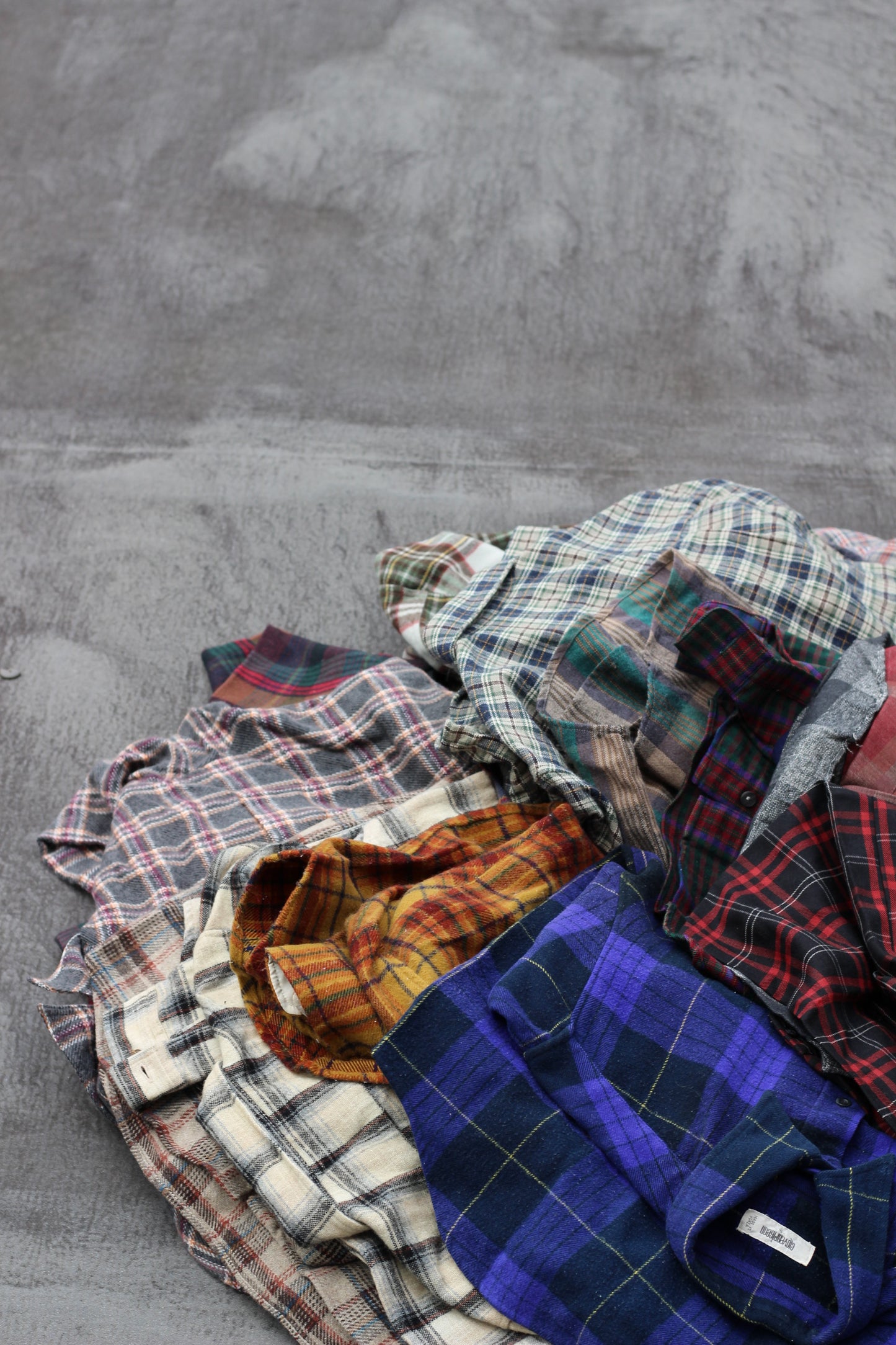 Select wool check shirt x16点