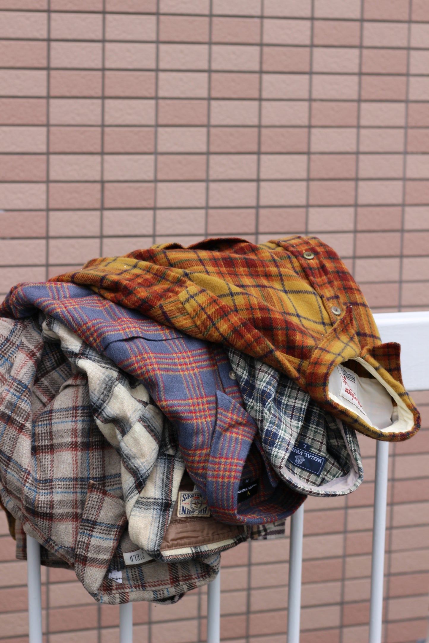 Select wool check shirt x16点