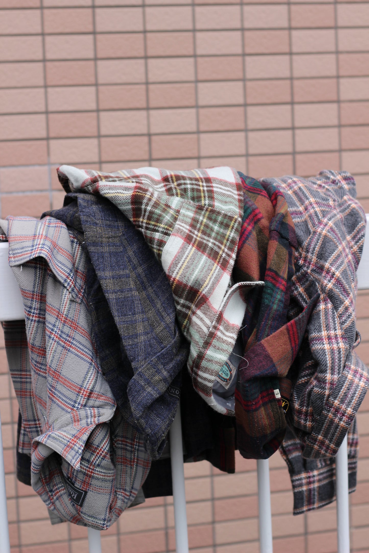 Select wool check shirt x16点