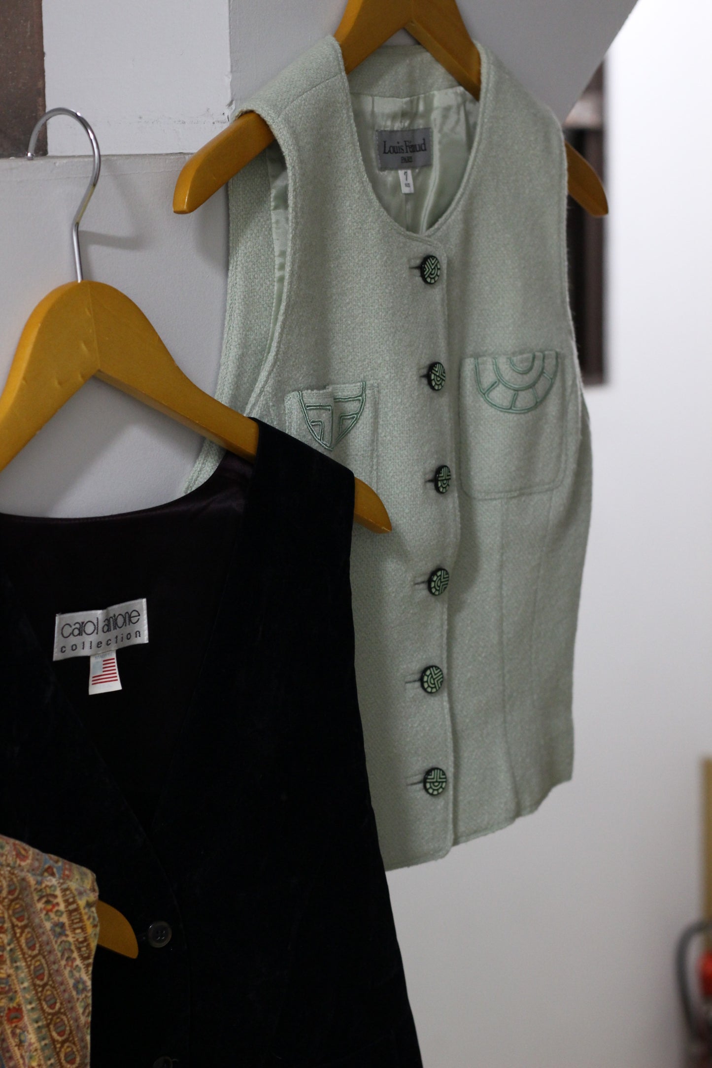 Vintage ladies design vest x4点