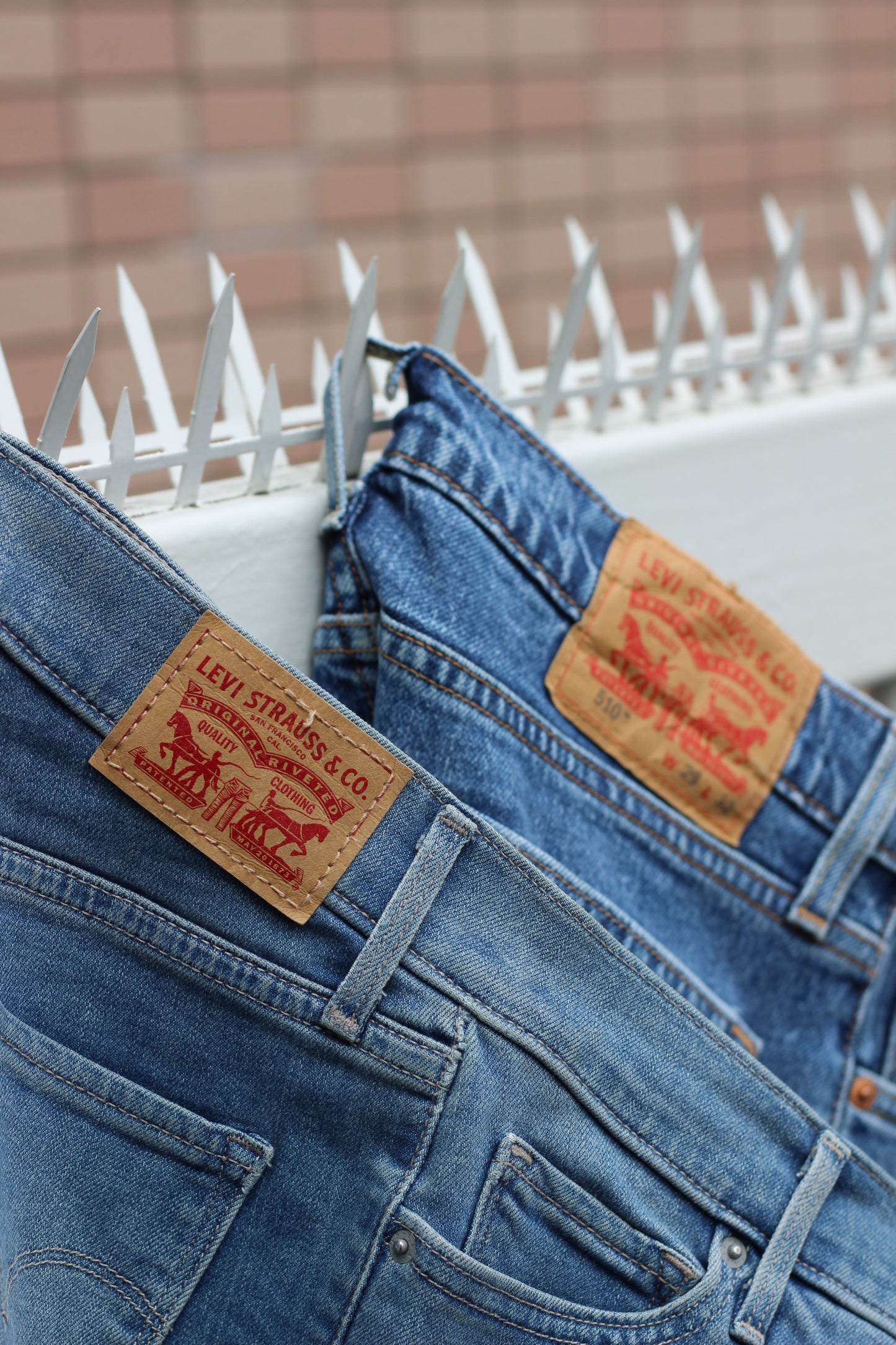 Y2K Ladies Design Denim Pants x6点
