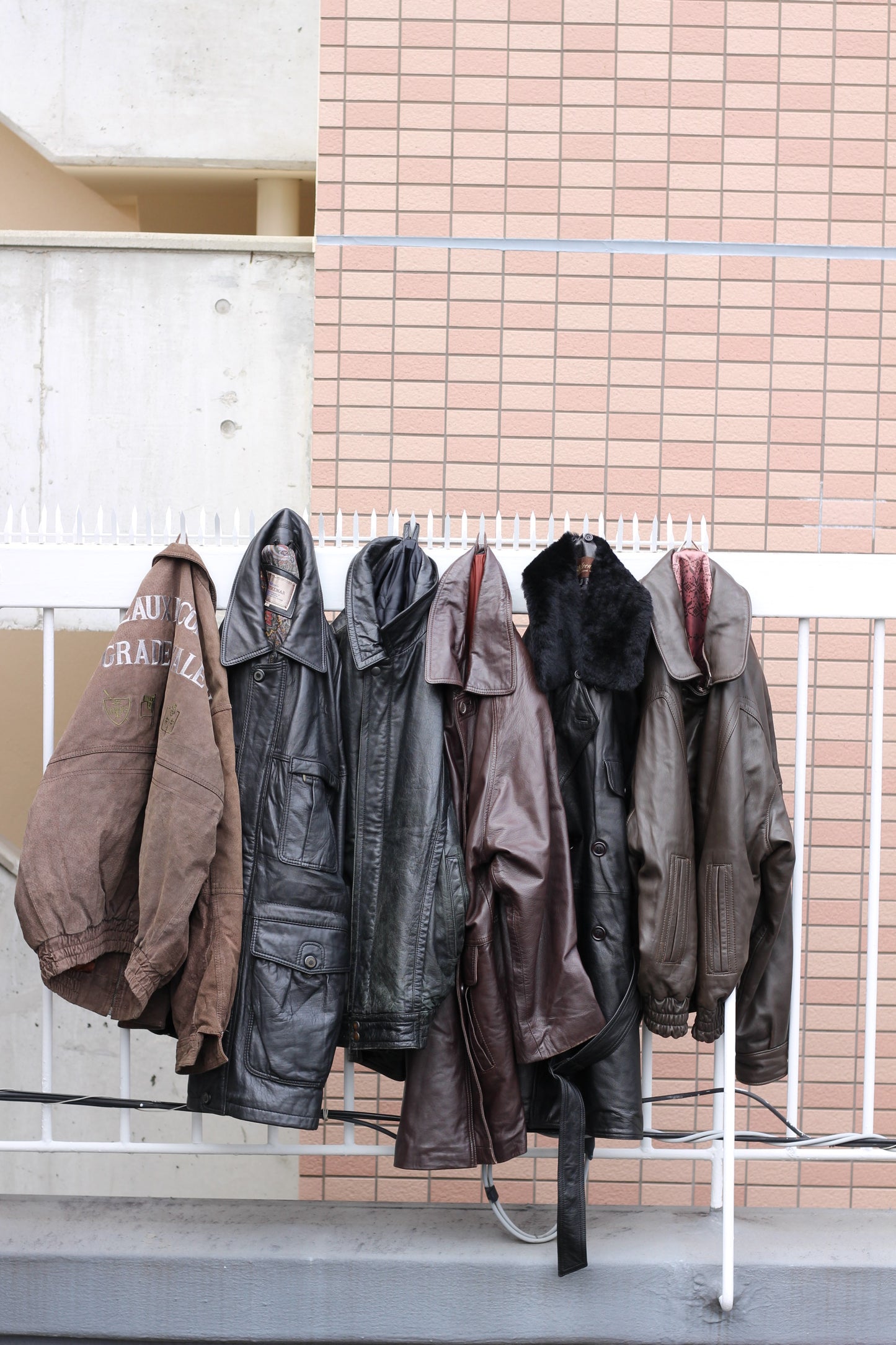 Men's select leather jacket x6点