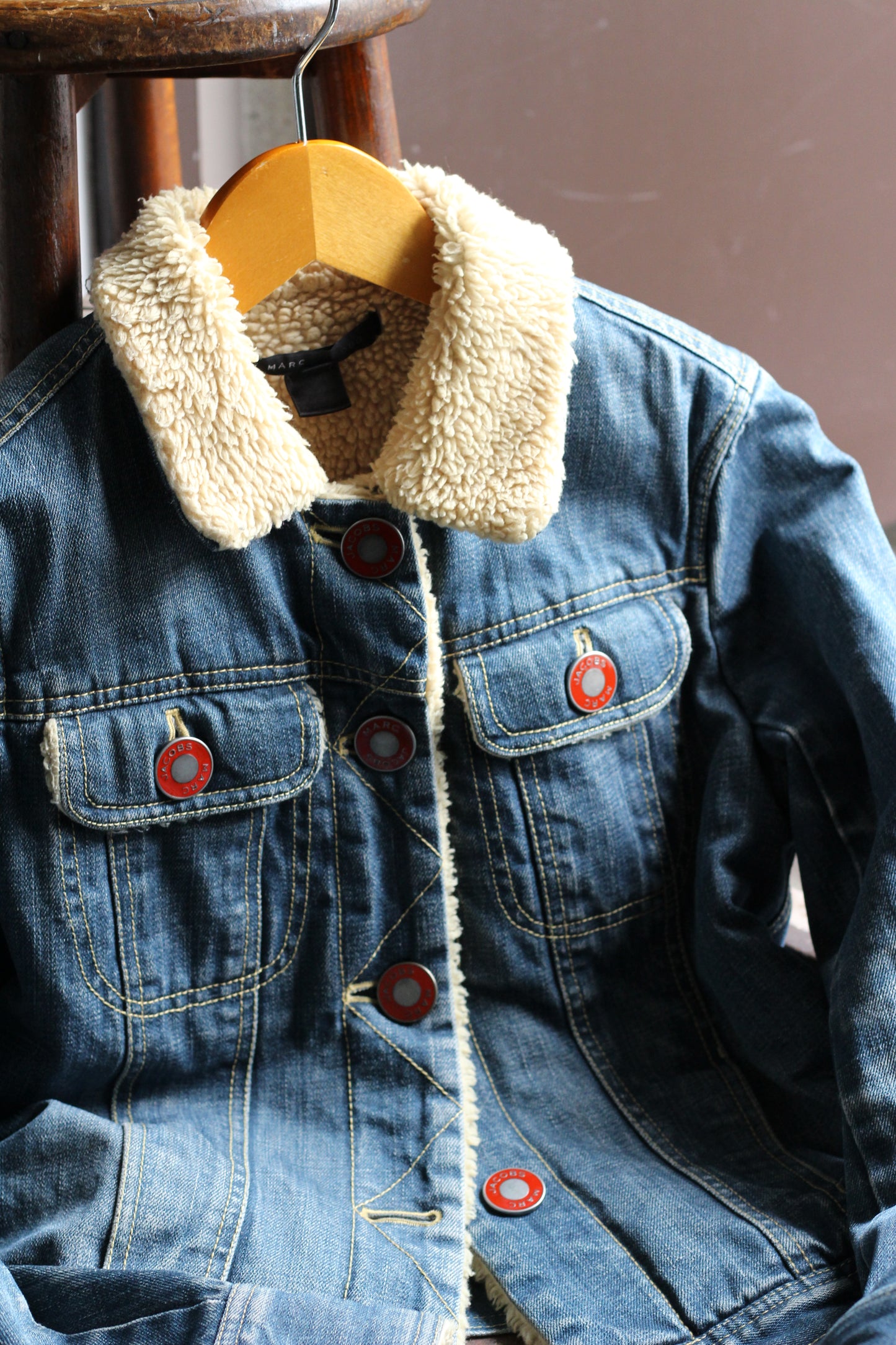 Y2K Style Marc Jacobs Knit & Denim Jacket x2点