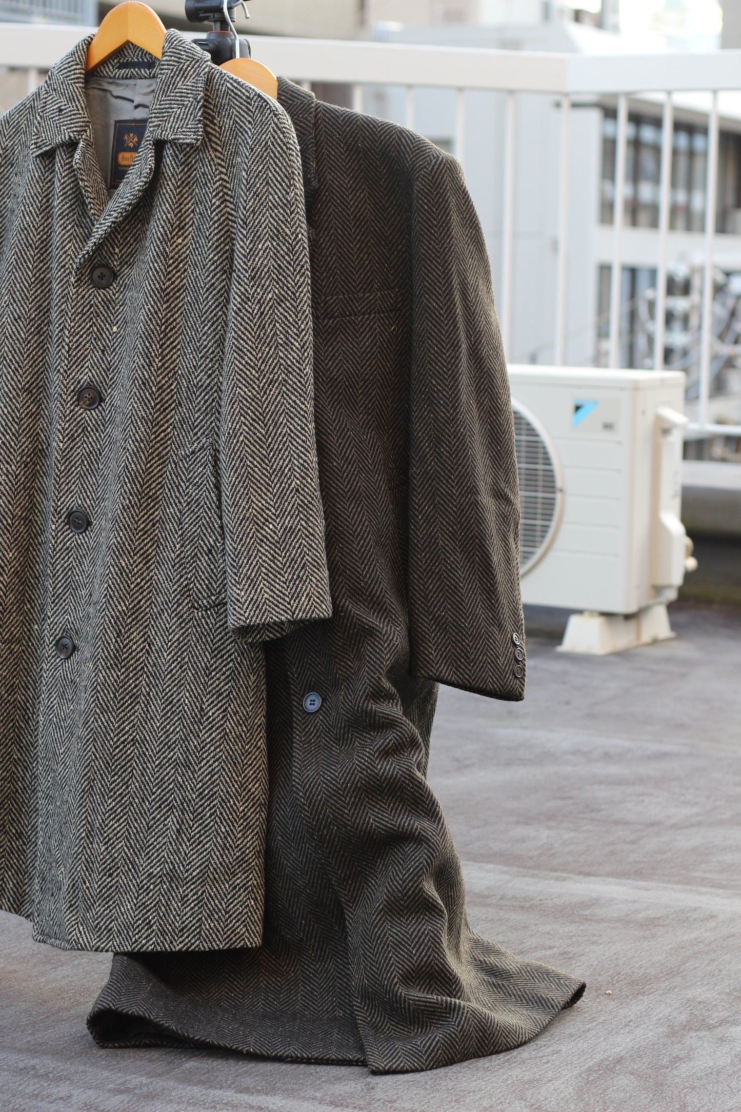 Men's Vintage Luxury Long Coat x4点