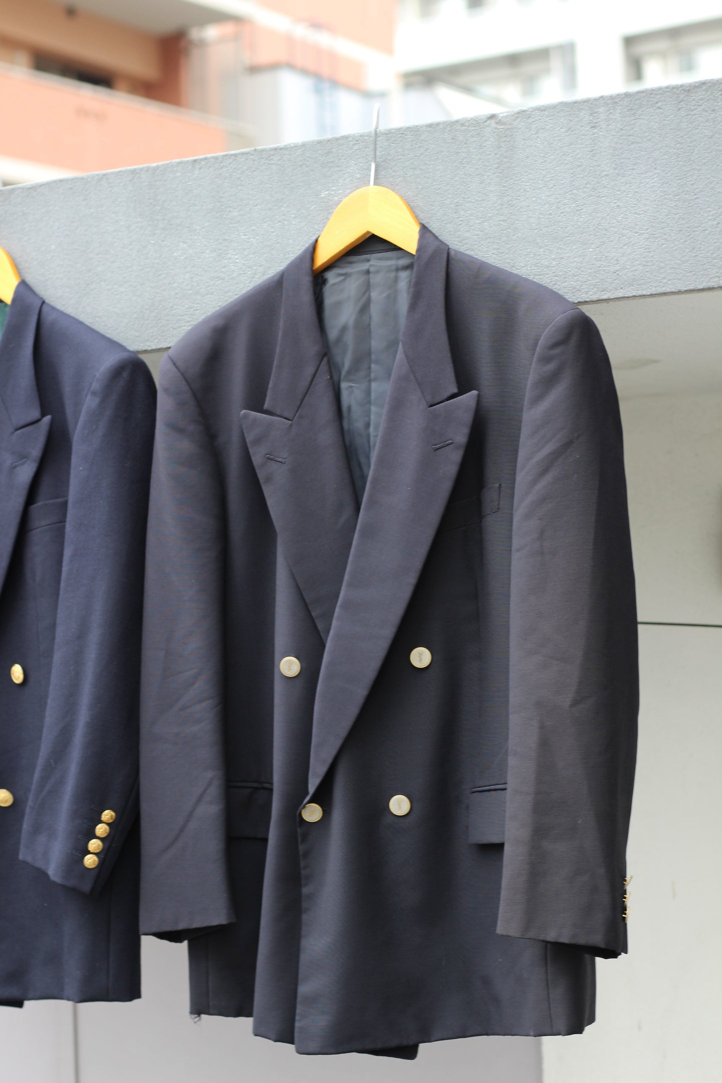 Men's Yves Saint Laurent & Gold Button Tailored Jacket x3点