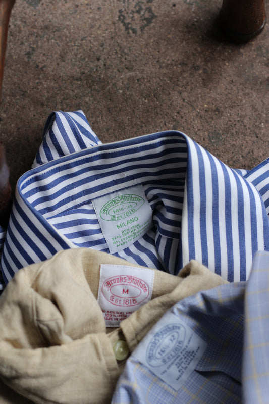 Men's Brooks Brothers Long Sleeve Shirt x3点