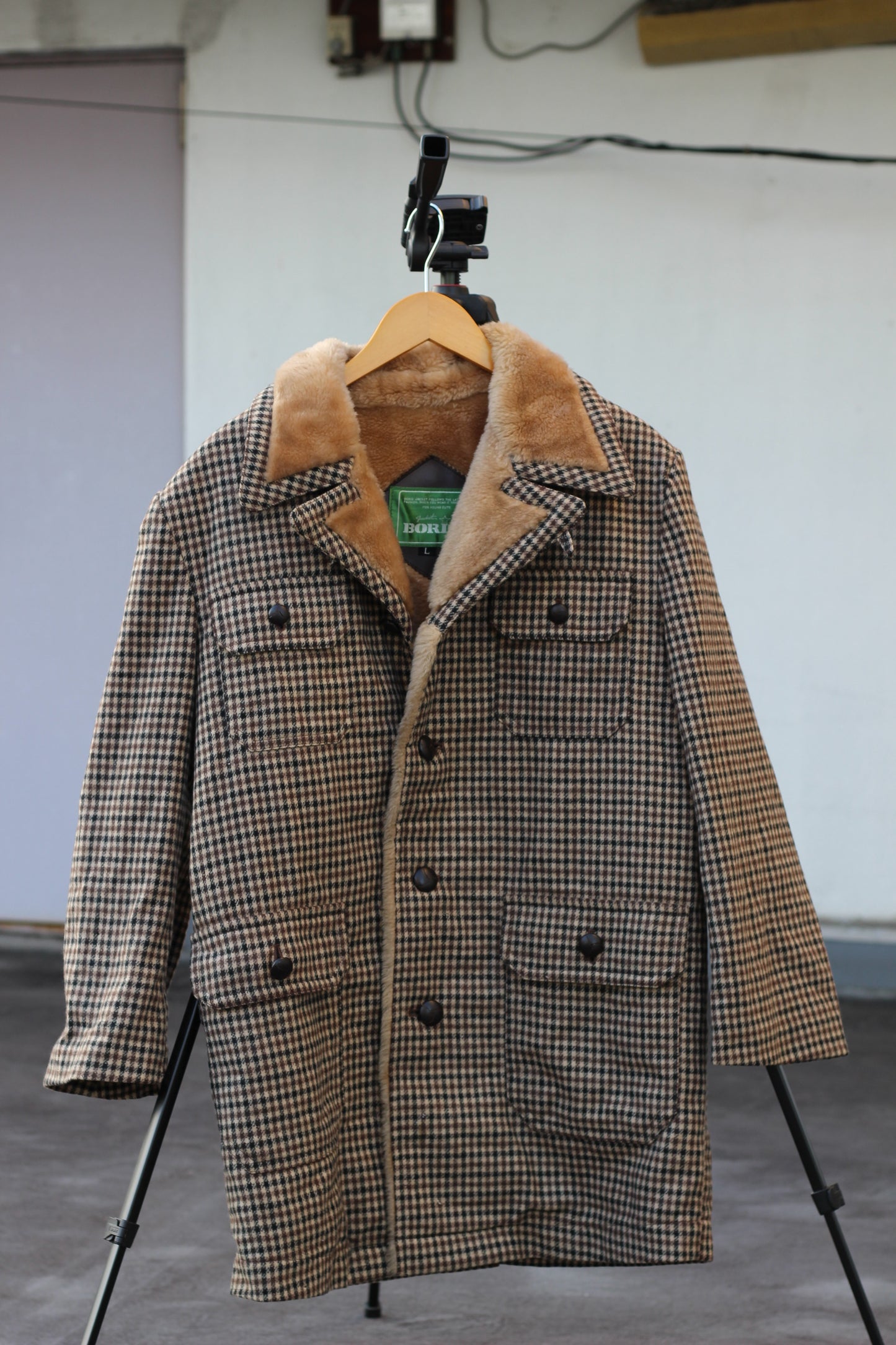 Men's Vintage Boa Lunch Coat x4点