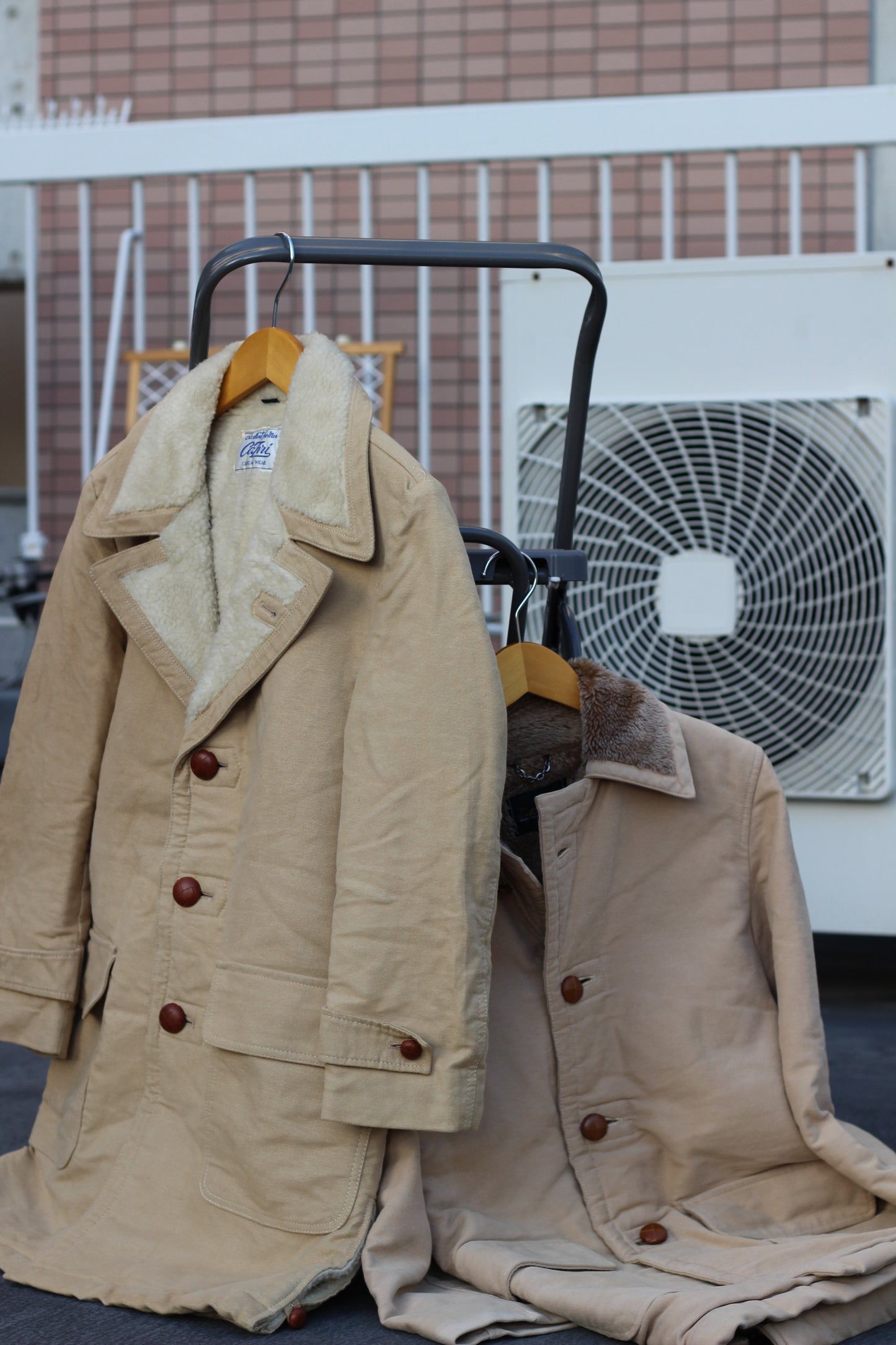 Men's Vintage Boa Lunch Coat x4点