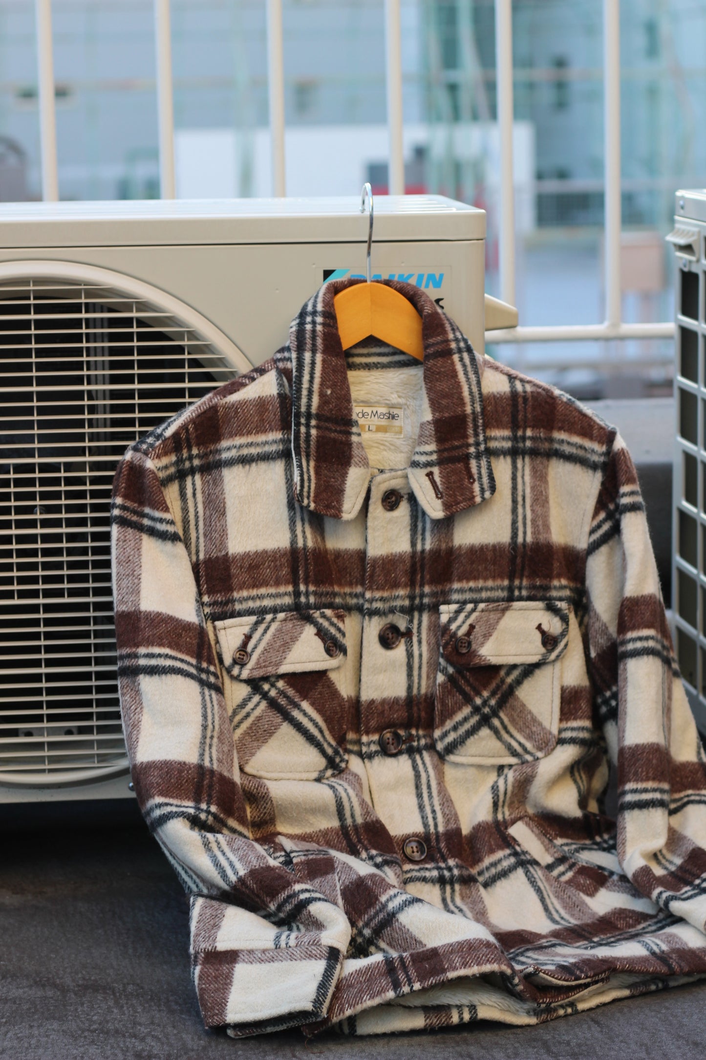 Men's Vintage Check Design Heavy Outerwear x2点