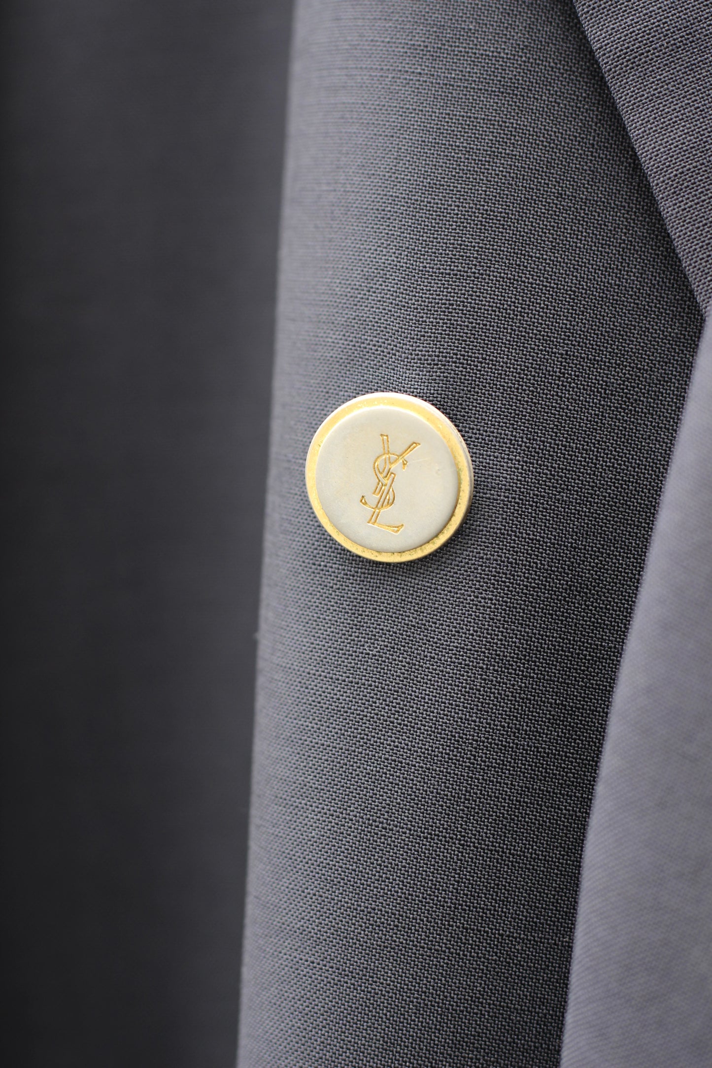 Men's Yves Saint Laurent & Gold Button Tailored Jacket x3点
