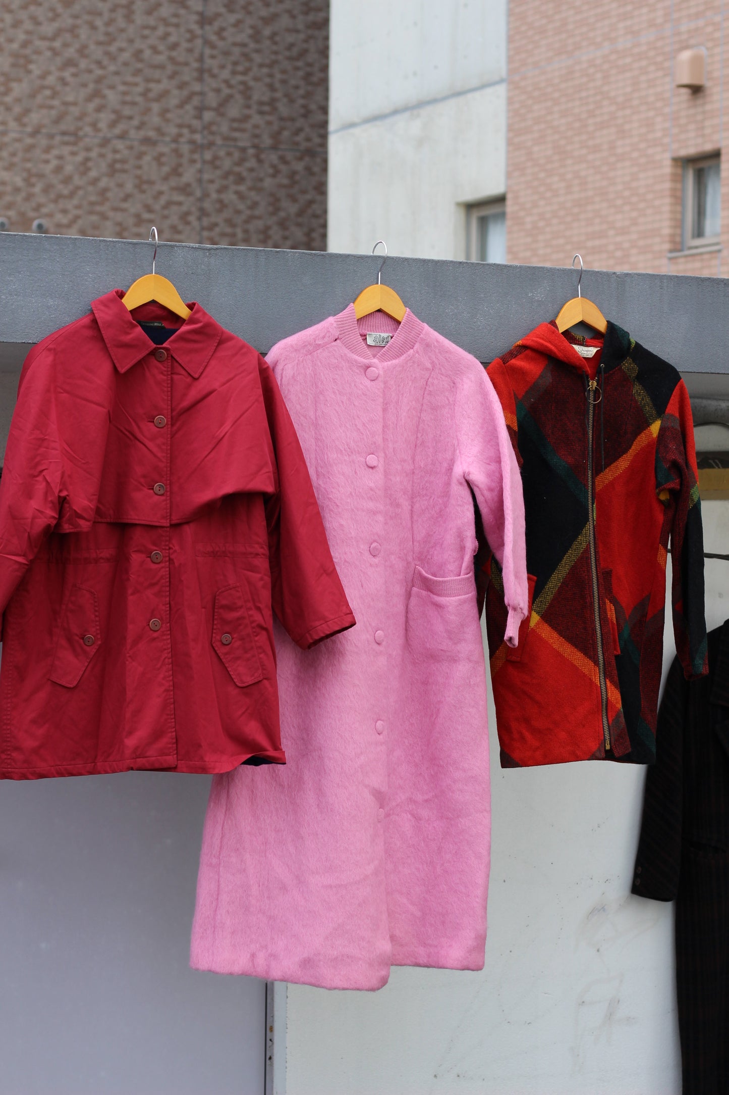 Vintage ladies import design coat x5点