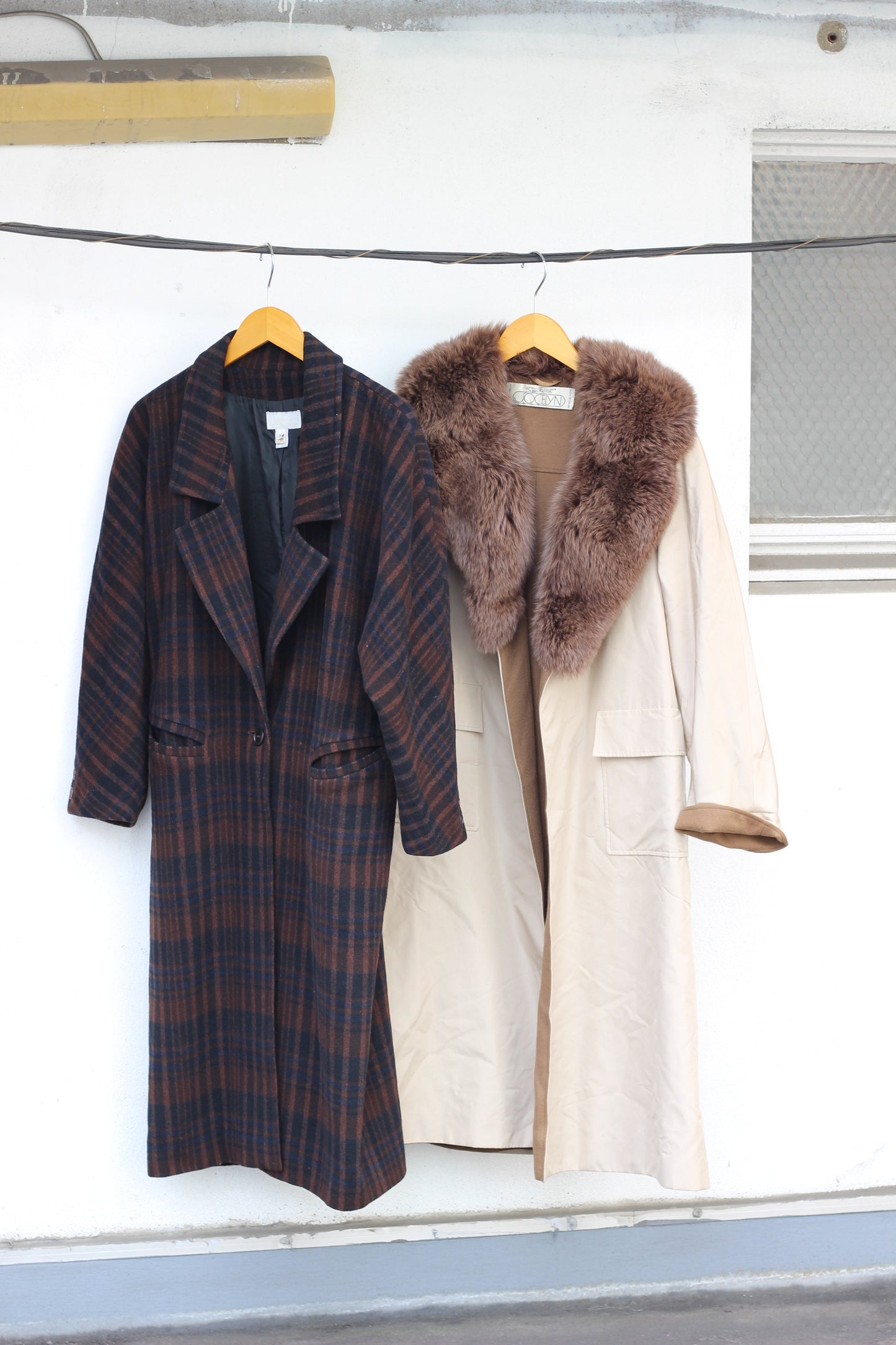 Vintage ladies import design coat x5点