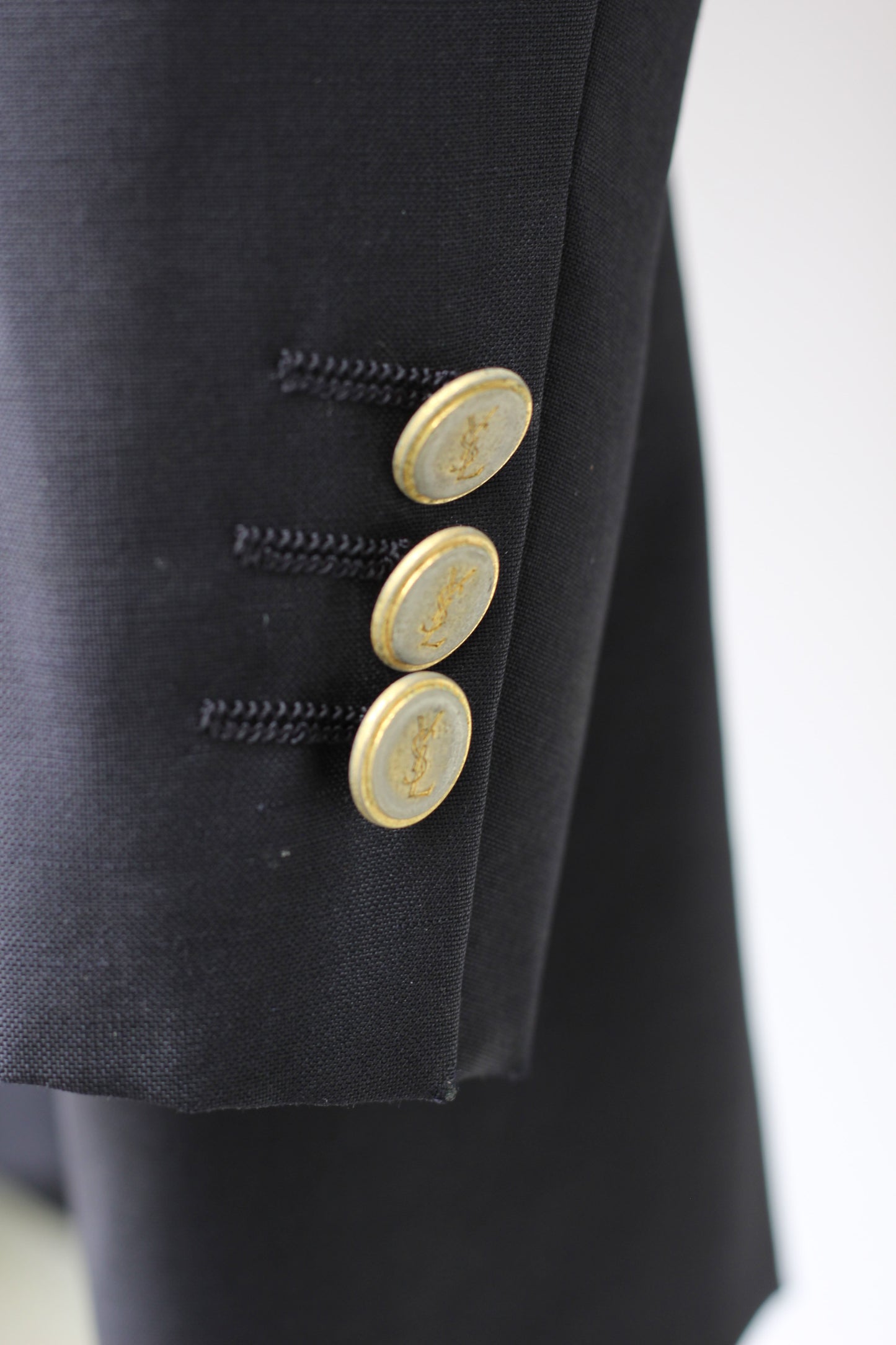 Men's Yves Saint Laurent & Gold Button Tailored Jacket x3点