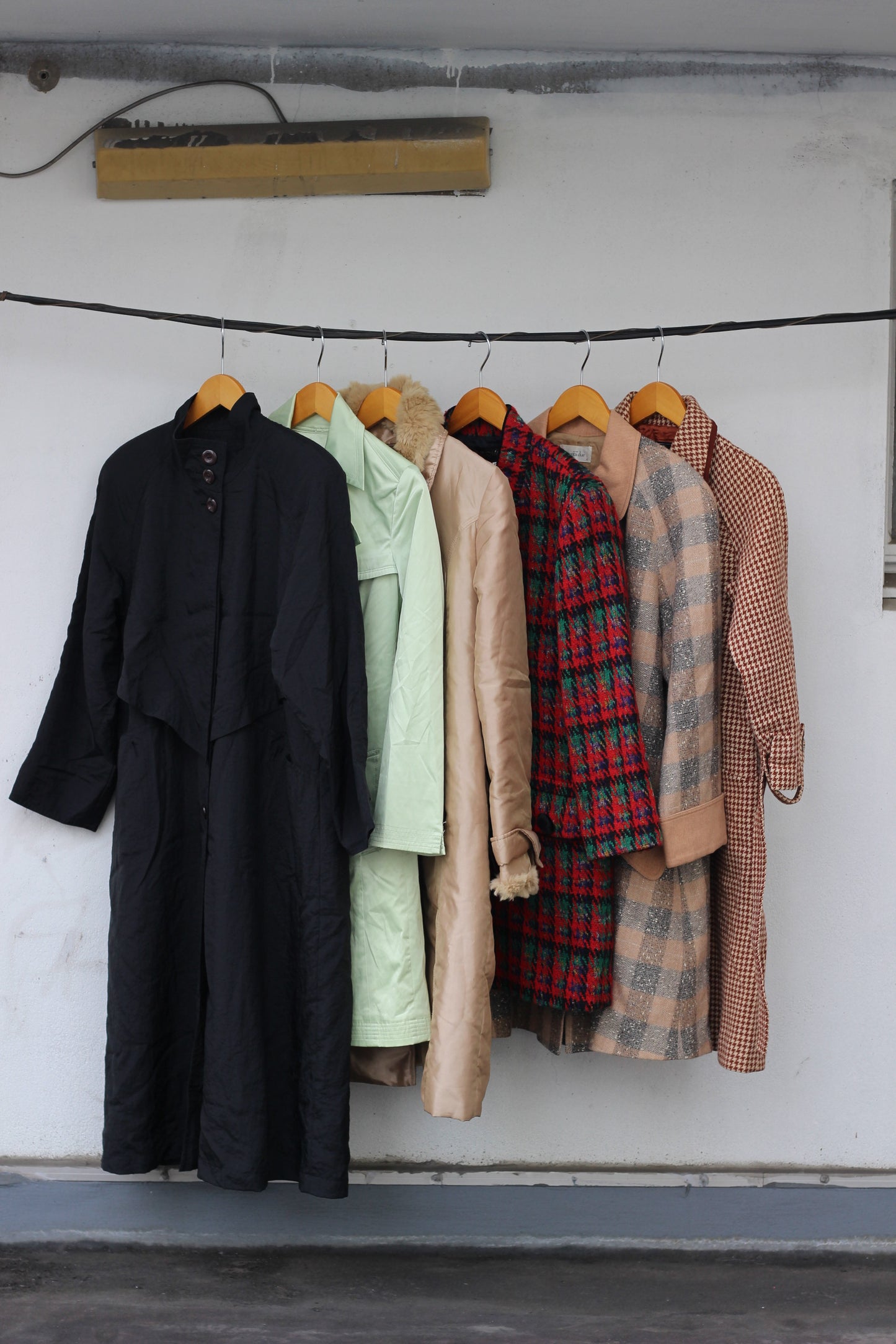 Japan vintage ladies design coat x6点