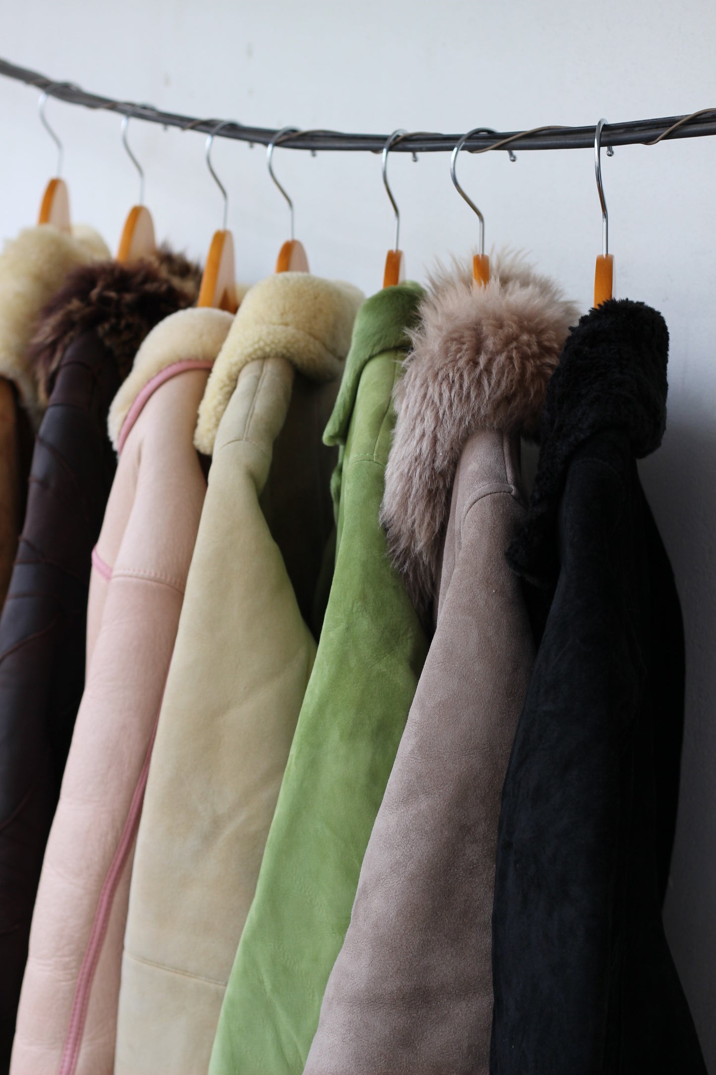 Ladies High quality mouton jacket & coat x7点