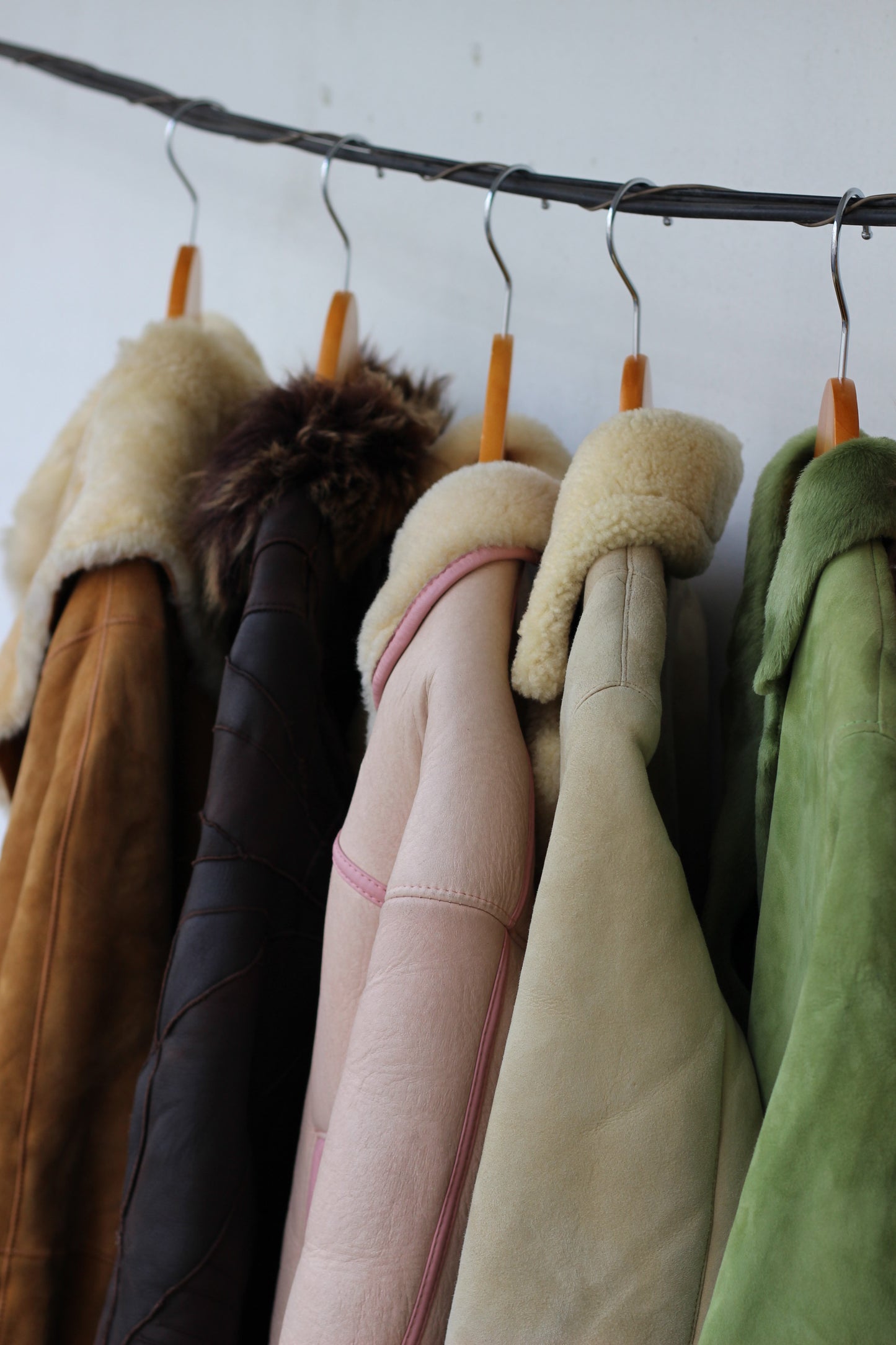 Ladies High quality mouton jacket & coat x7点