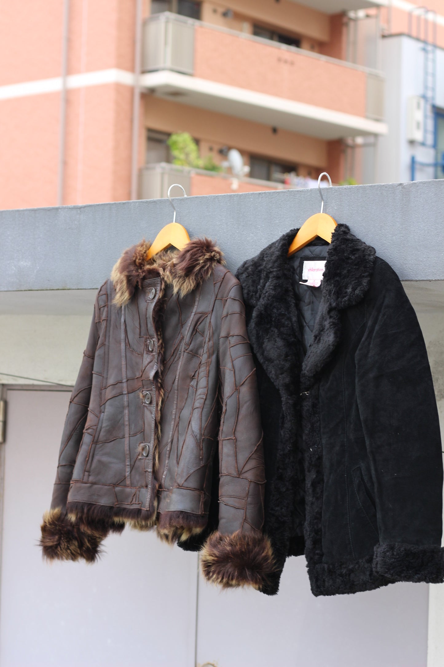 Ladies High quality mouton jacket & coat x7点