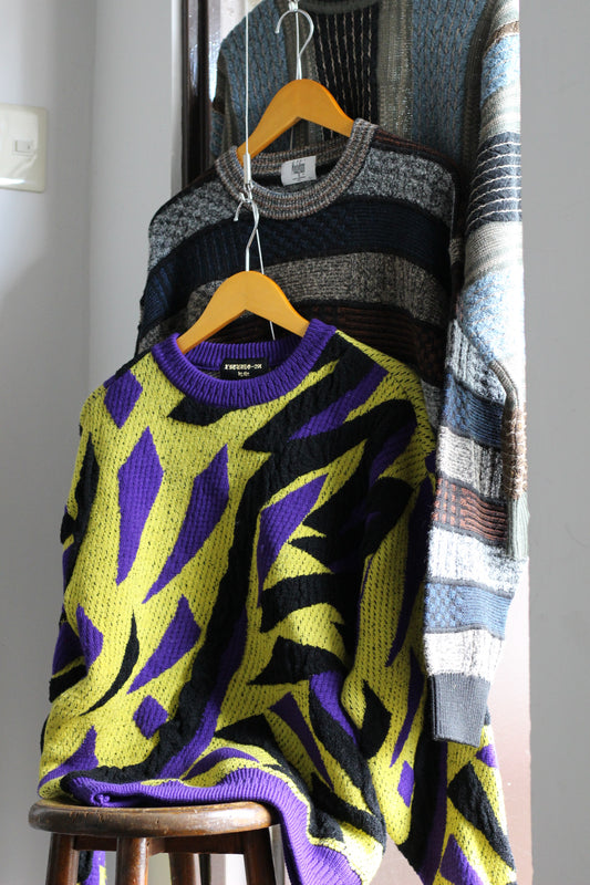 Men's 3D Design Knitwear x4点